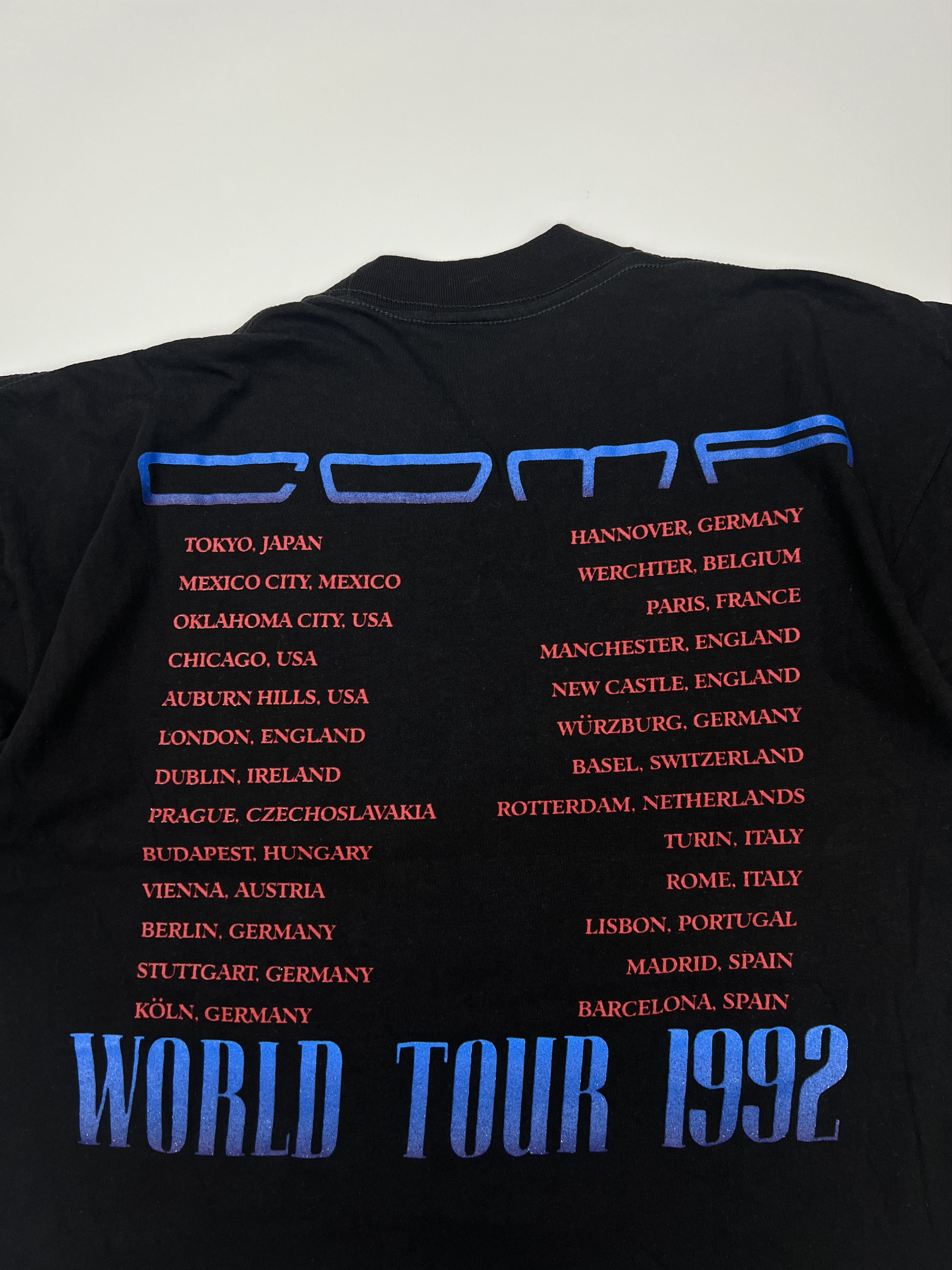 Band Tees Vintage 1992 Guns N' Roses Coma World Tour Tee Size US M / EU 48-50 / 2 - 4 Thumbnail