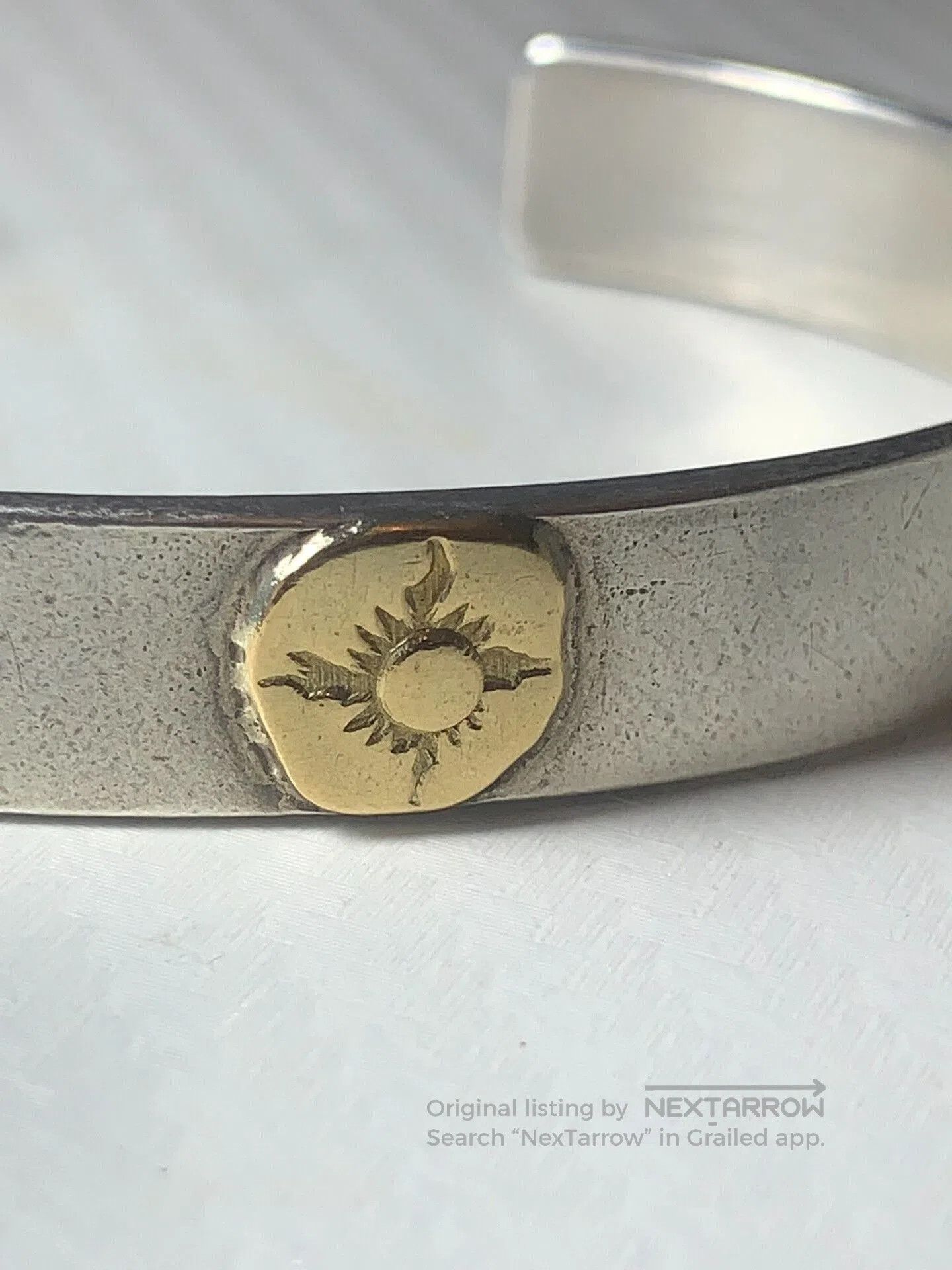 The Flat Head Flat Head Silver Cuff Bracelet. Size ONE SIZE - 3 Thumbnail