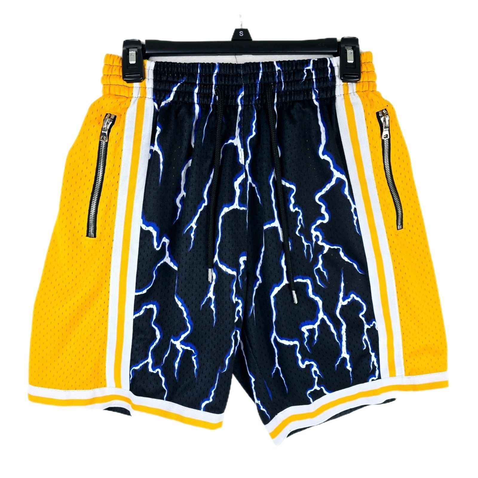Mitchell & Ness MITCHELL & NESS Los Angeles Lakers Lightning Shorts Small Size US 27 - 1 Thumbnail