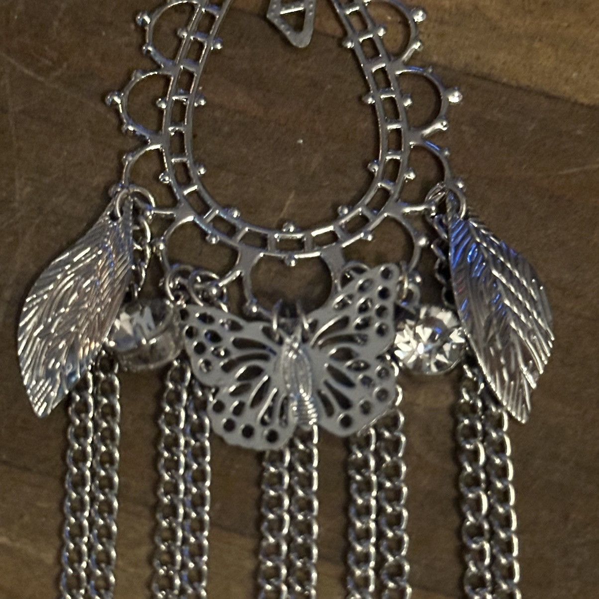 Other Filigree teardrop fringe chandelier earrings Size ONE SIZE - 3 Thumbnail