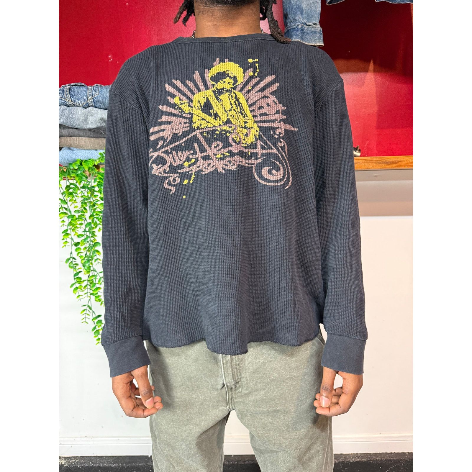 Jimi Hendrix y2k jimi hendrix long sleeve thermal Size US L / EU 52-54 / 3 - 2 Thumbnail