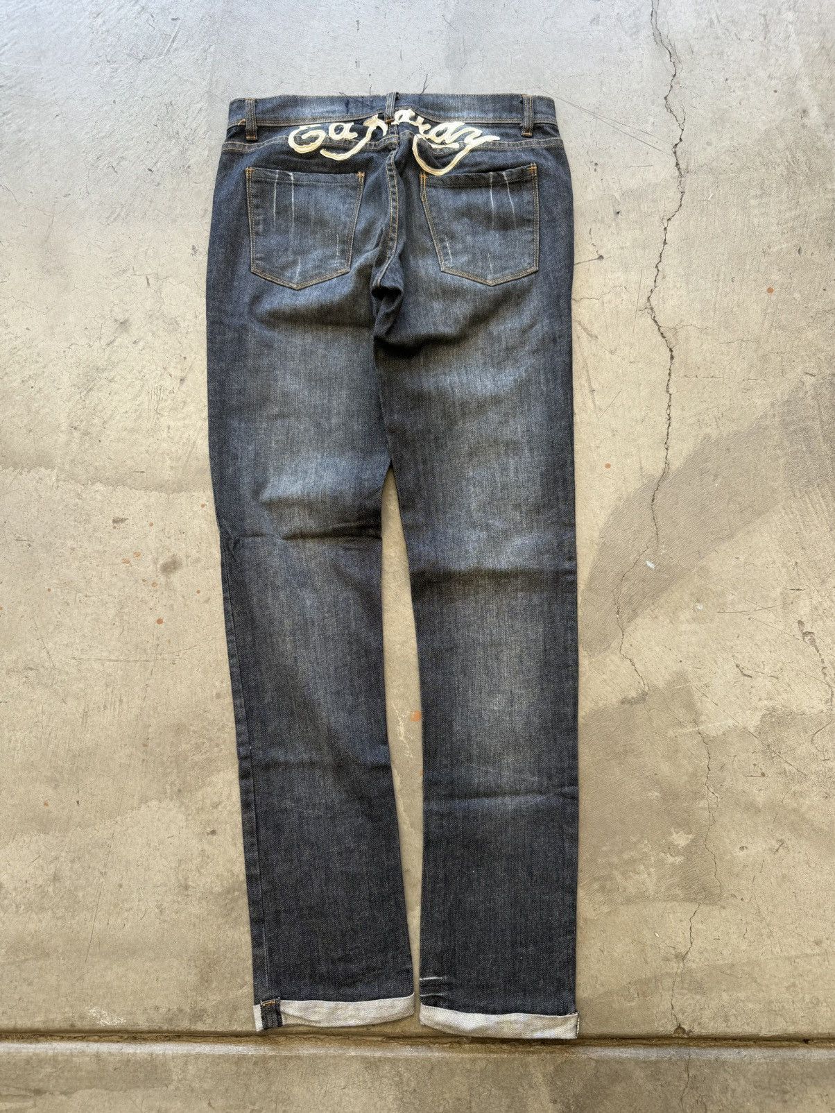 Ed Hardy Women’s Ed hardy vintage Y2K 00s straight fit denim skull 28 Size 28" / US 6 / IT 42 - 4 Thumbnail