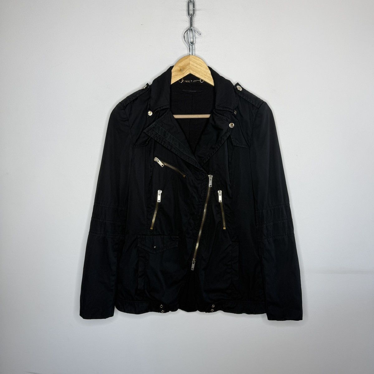 Gucci Original Gucci Woman Biker Style Trench Jacket 38 (M) Size M / US 6-8 / IT 42-44 - 1 Thumbnail