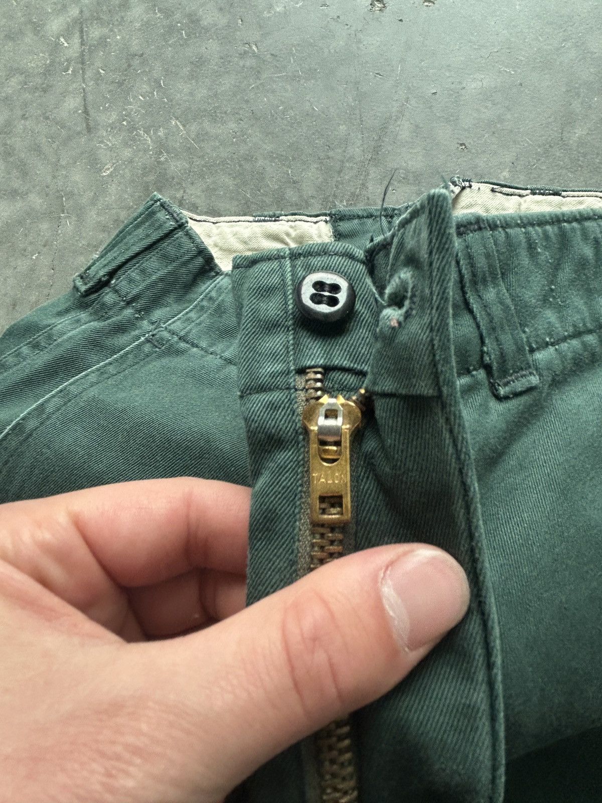 Vintage Vintage 60s Boy Scouts Wide Leg Pants Forest Green Size US 27 - 3 Thumbnail