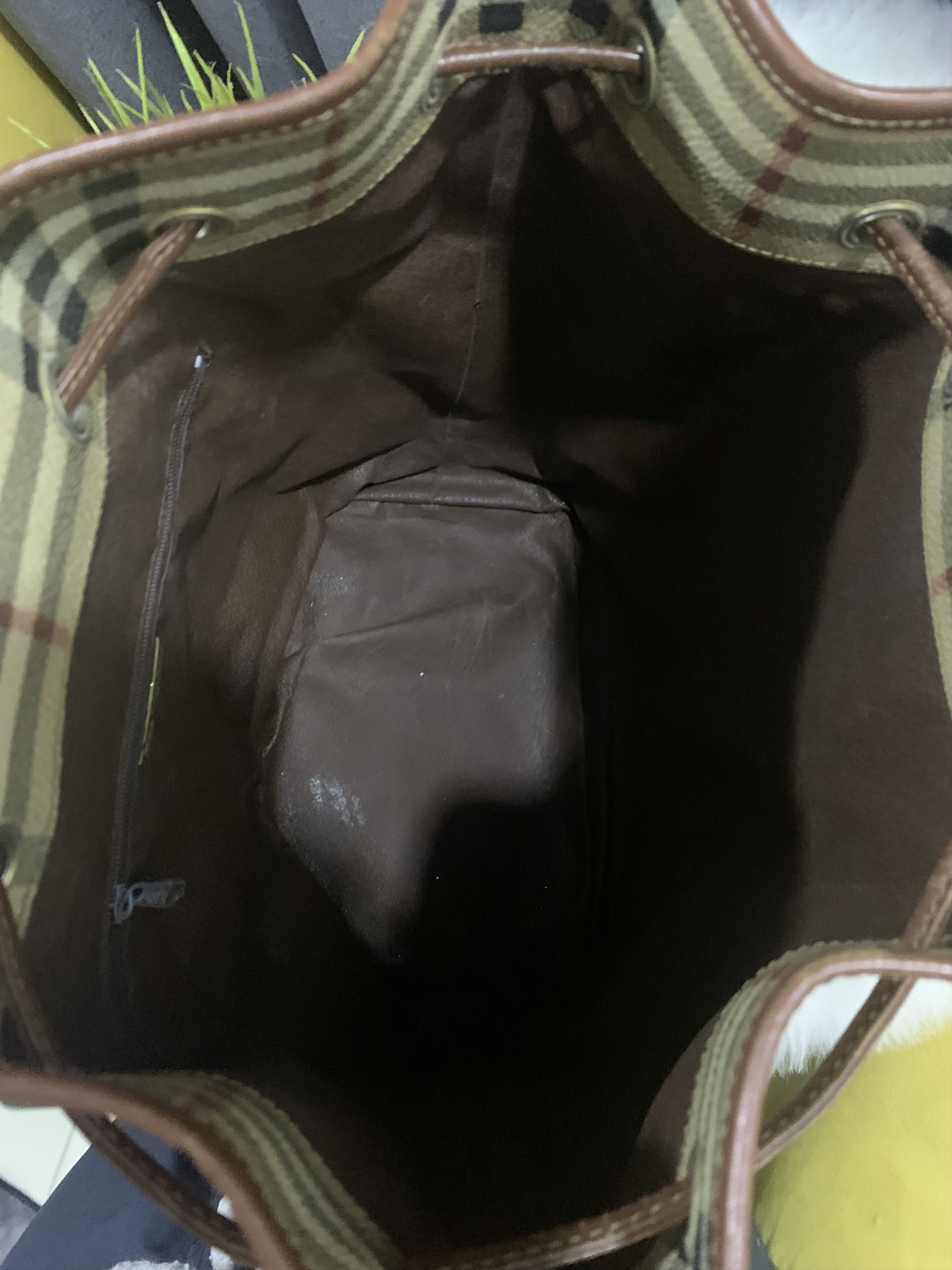 Burberry VINTAGE!! Bucket Bag Burberry Novacheck Size ONE SIZE - 8 Thumbnail