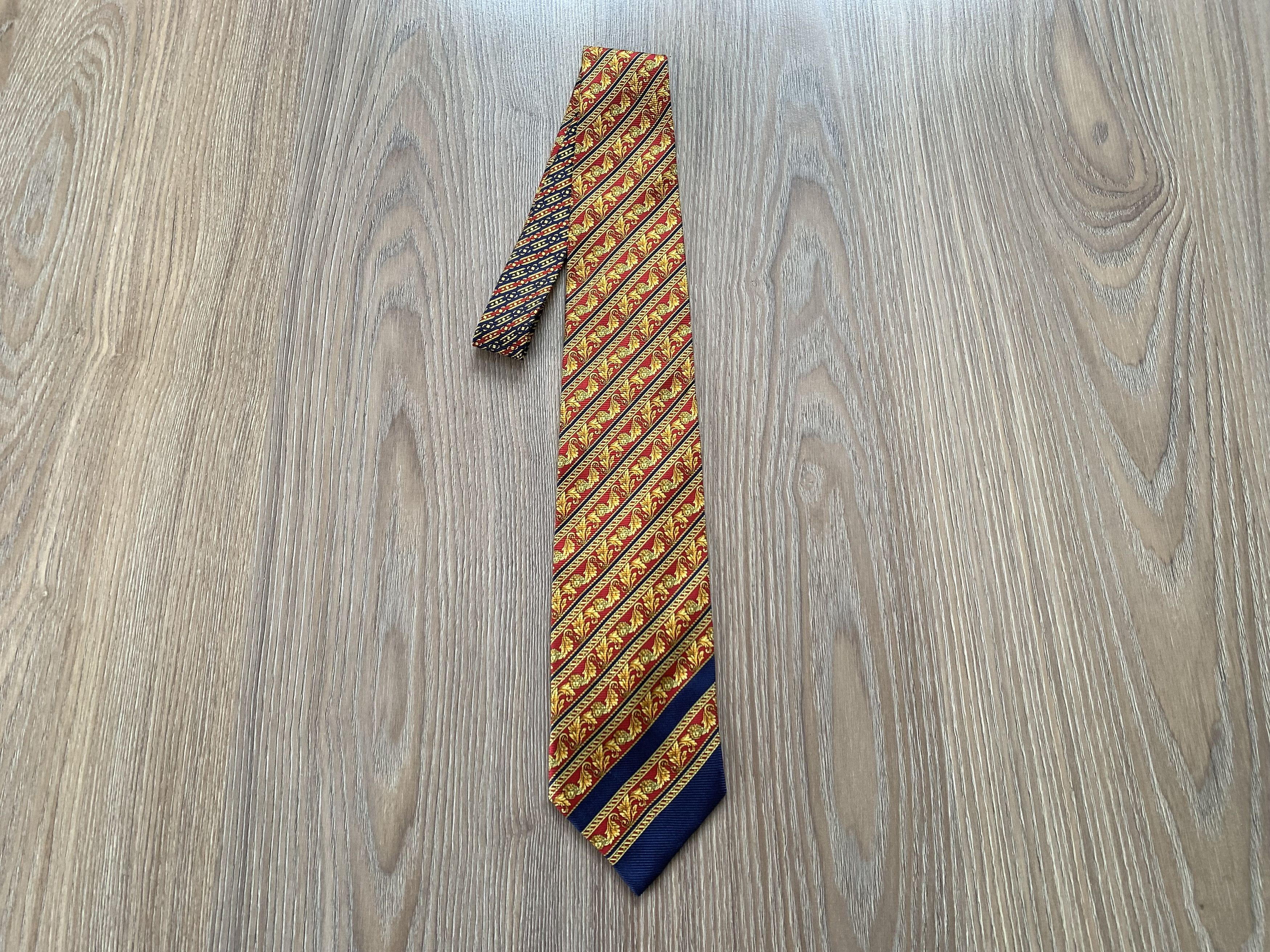 Versace Vintage Rare Gianni Versace Patterned Silk Tie Size ONE SIZE - 2 Thumbnail