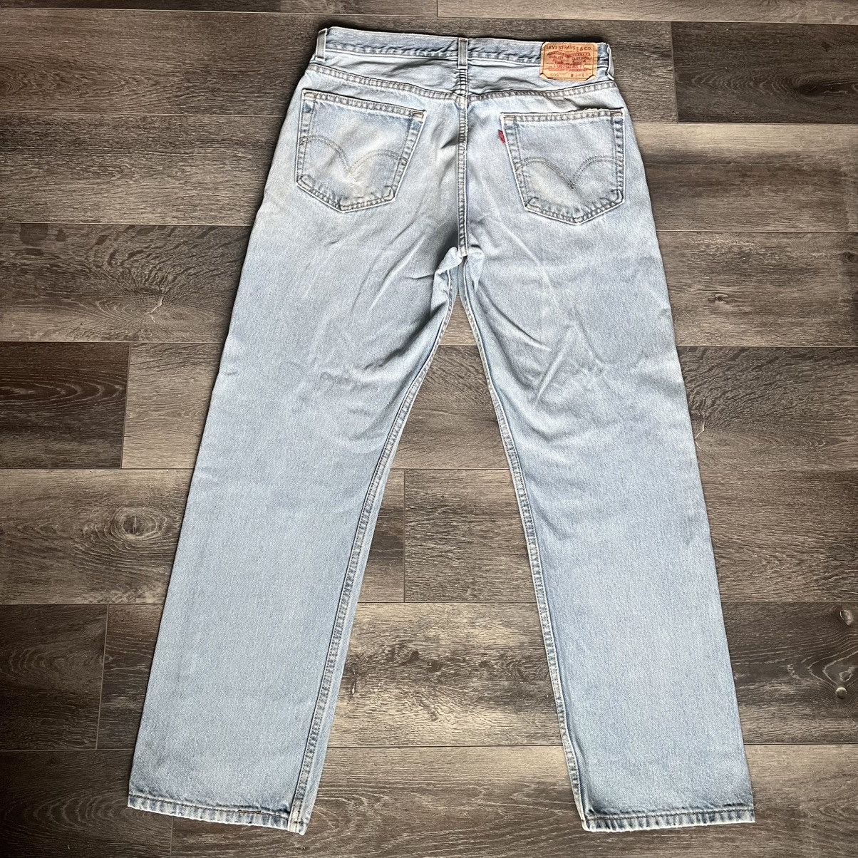 Levi's Vintage Levi’s 505 Light Blue Regular Fit Denim Jeans 34x30 Size US 34 / EU 50 - 1 Thumbnail