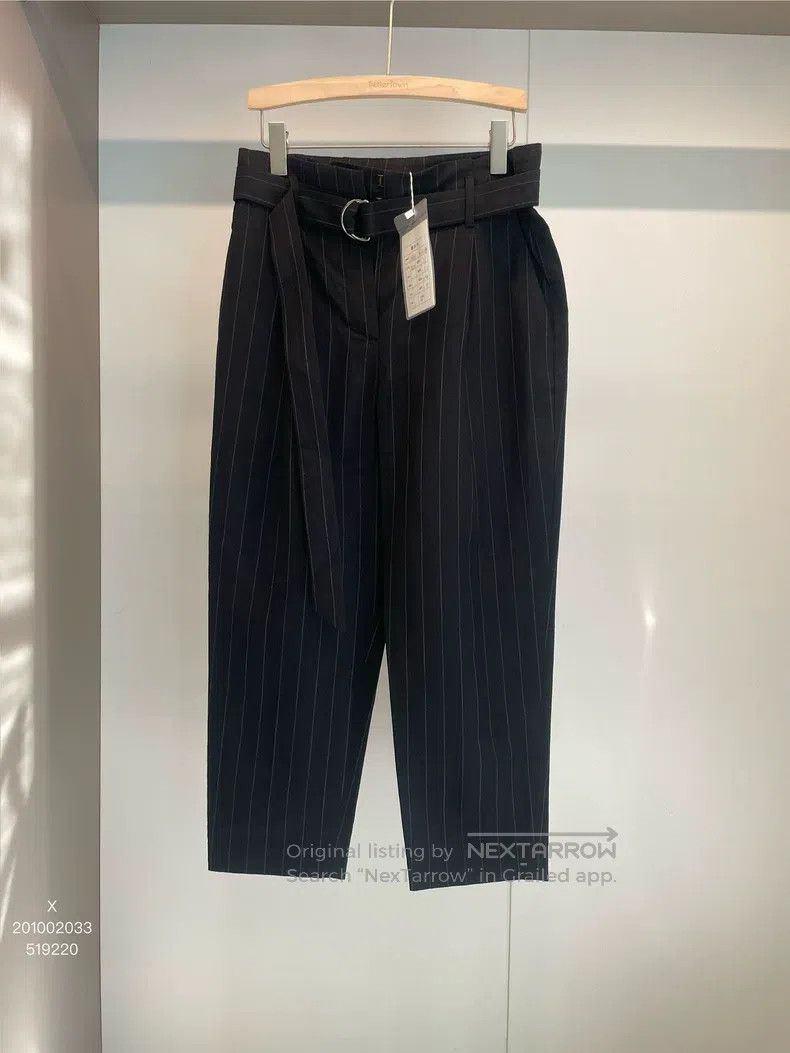 Brunello Cucinelli Brunello Cucinelli Black Wool Linen Trousers Size 27" / US 4 / IT 40 - 1 Thumbnail