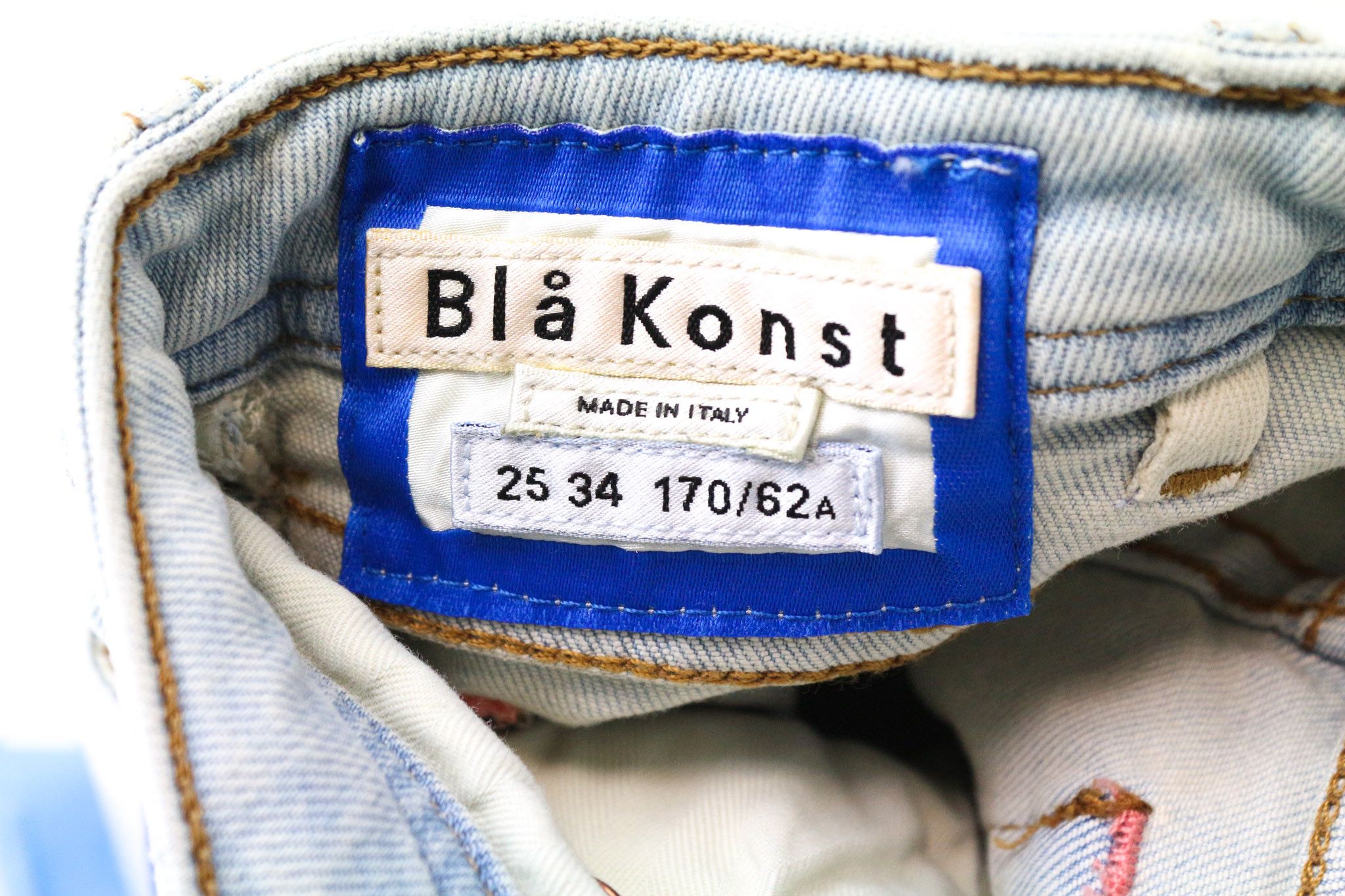 Acne Studios BLA KONST W25/L34 Blue Skinny Stretch Jeans 74515 Size 25" / US 0 / IT 36 - 6 Thumbnail