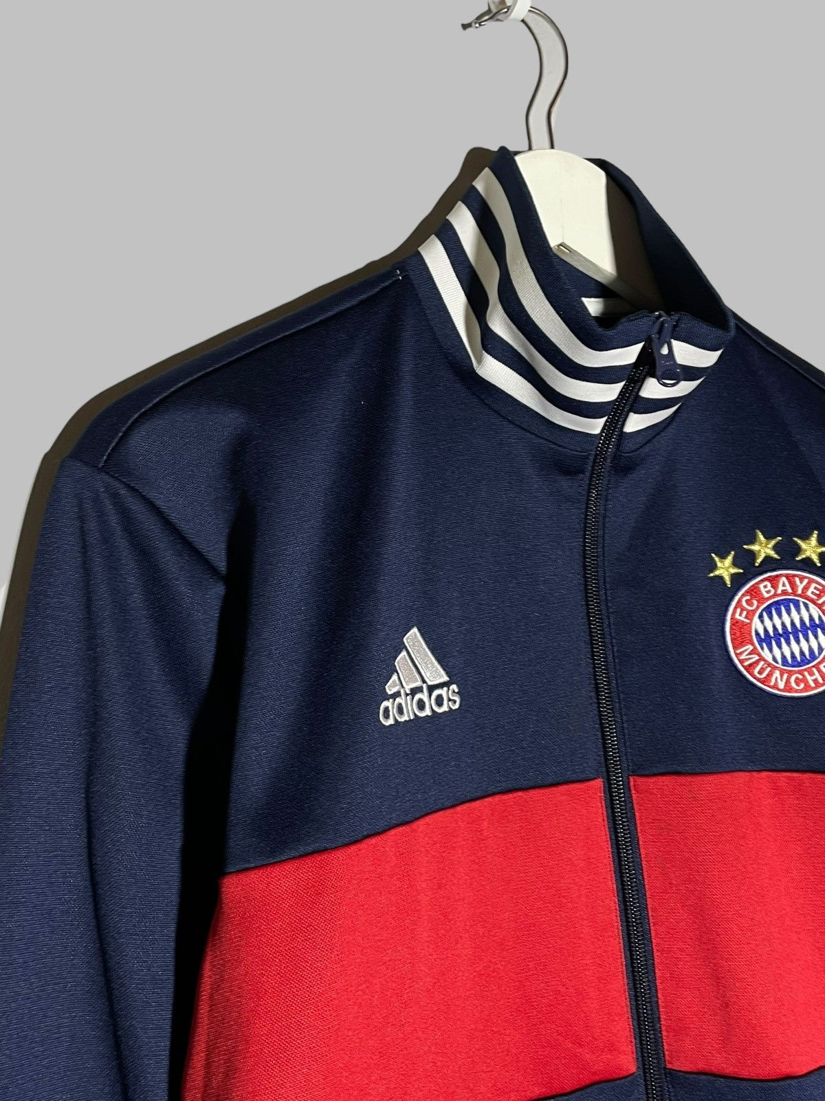Adidas Bayern Munich Adidas 2017 3 Stripes Football Track Top Size US M / EU 48-50 / 2 - 3 Thumbnail