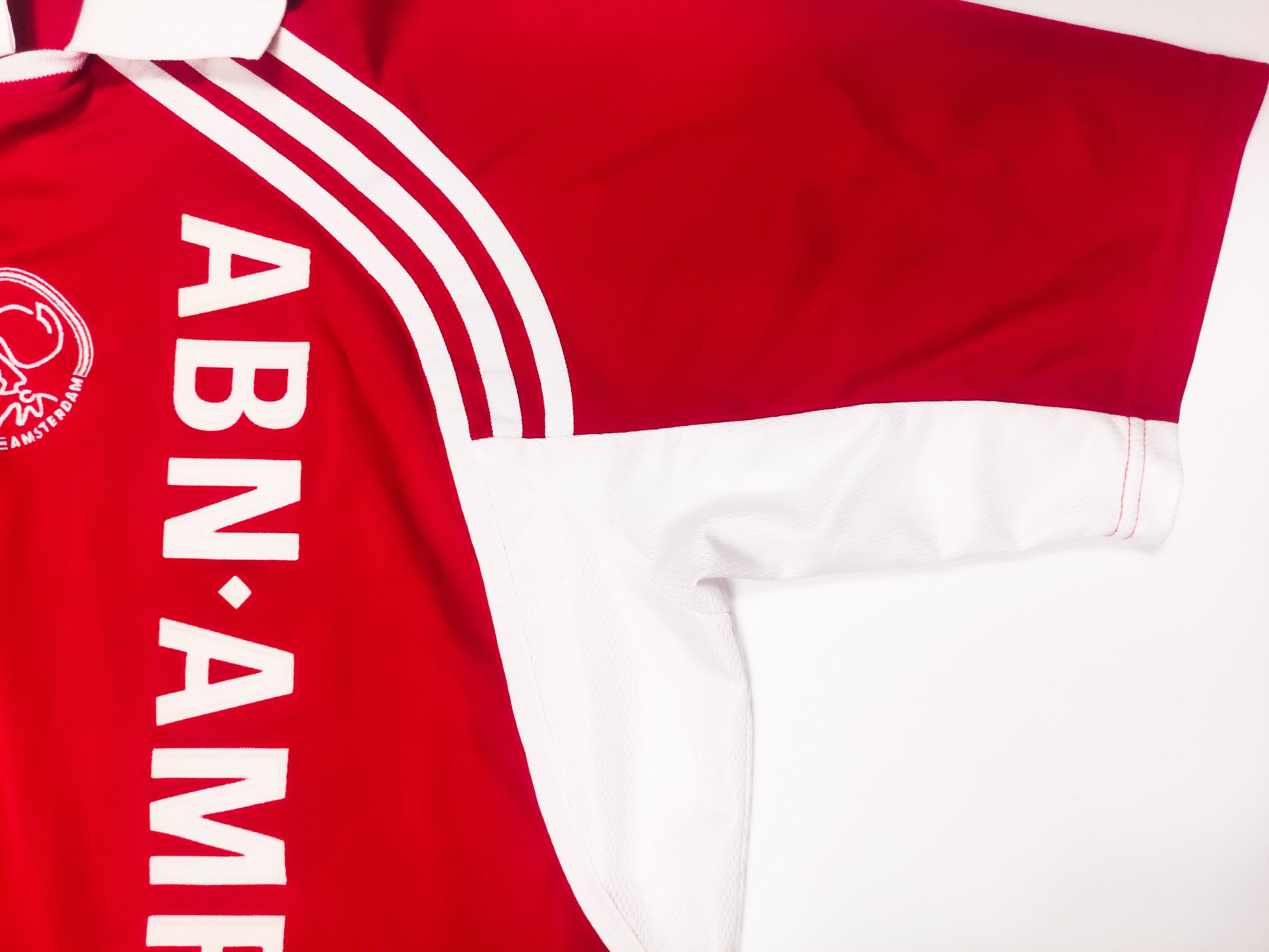 Adidas Ajax Amsterdam 2000 2001 Adidas Training Shirt Abn Amro Size US L / EU 52-54 / 3 - 11 Thumbnail