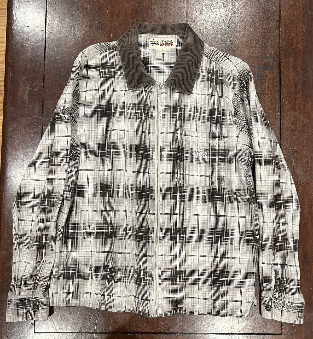 Stussy Stussy workwear zip up flannel Size US S / EU 44-46 / 1 - 1 Thumbnail