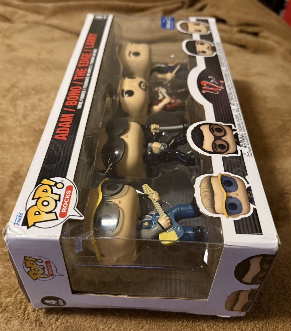 POP MART Funko Pop U2 set of 4, New in Box! Bono, Adam, Larry, Edge Size ONE SIZE - 2 Thumbnail