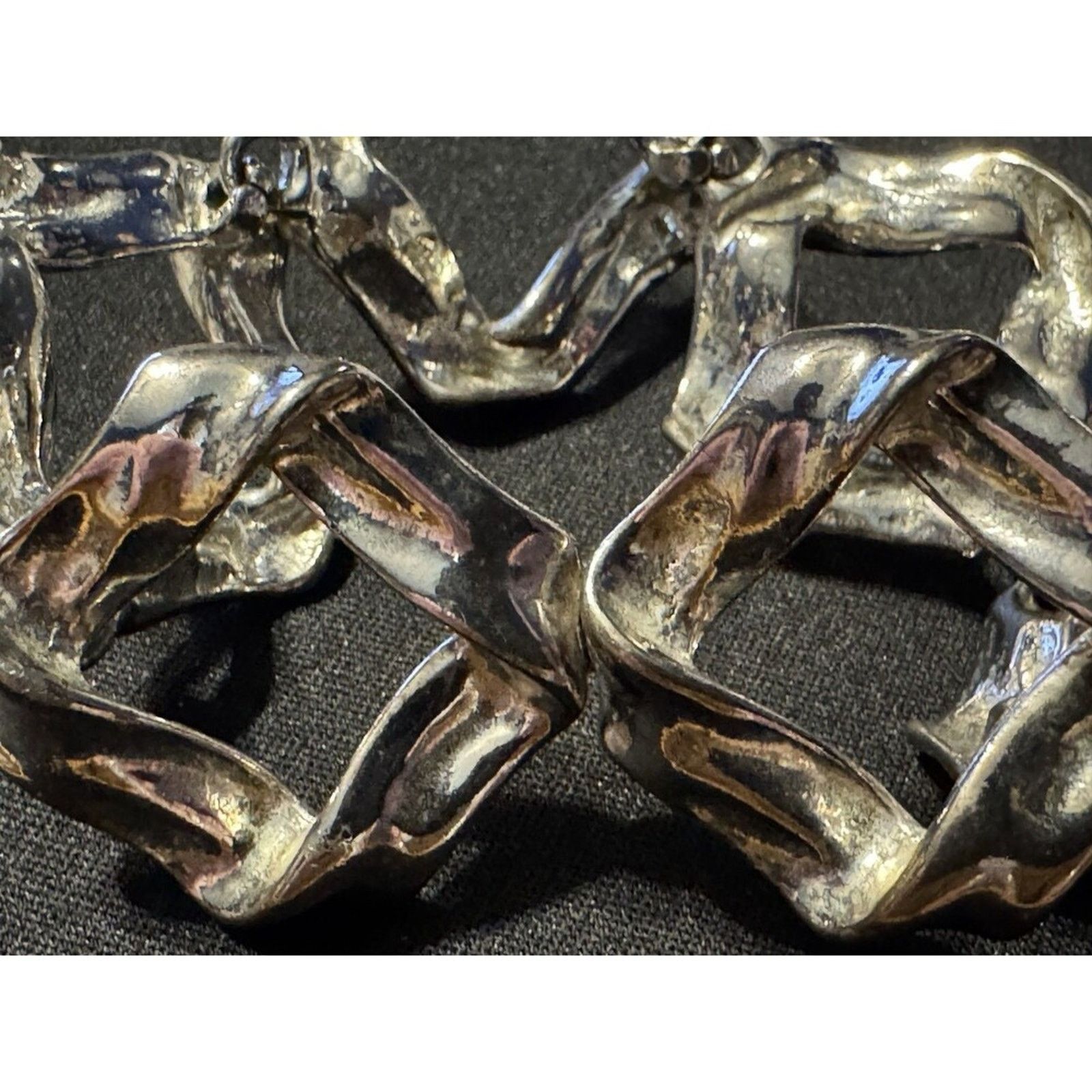 Other Goldette Bracelet Abbie & Andy Silver Tone 7in Size ONE SIZE - 3 Thumbnail