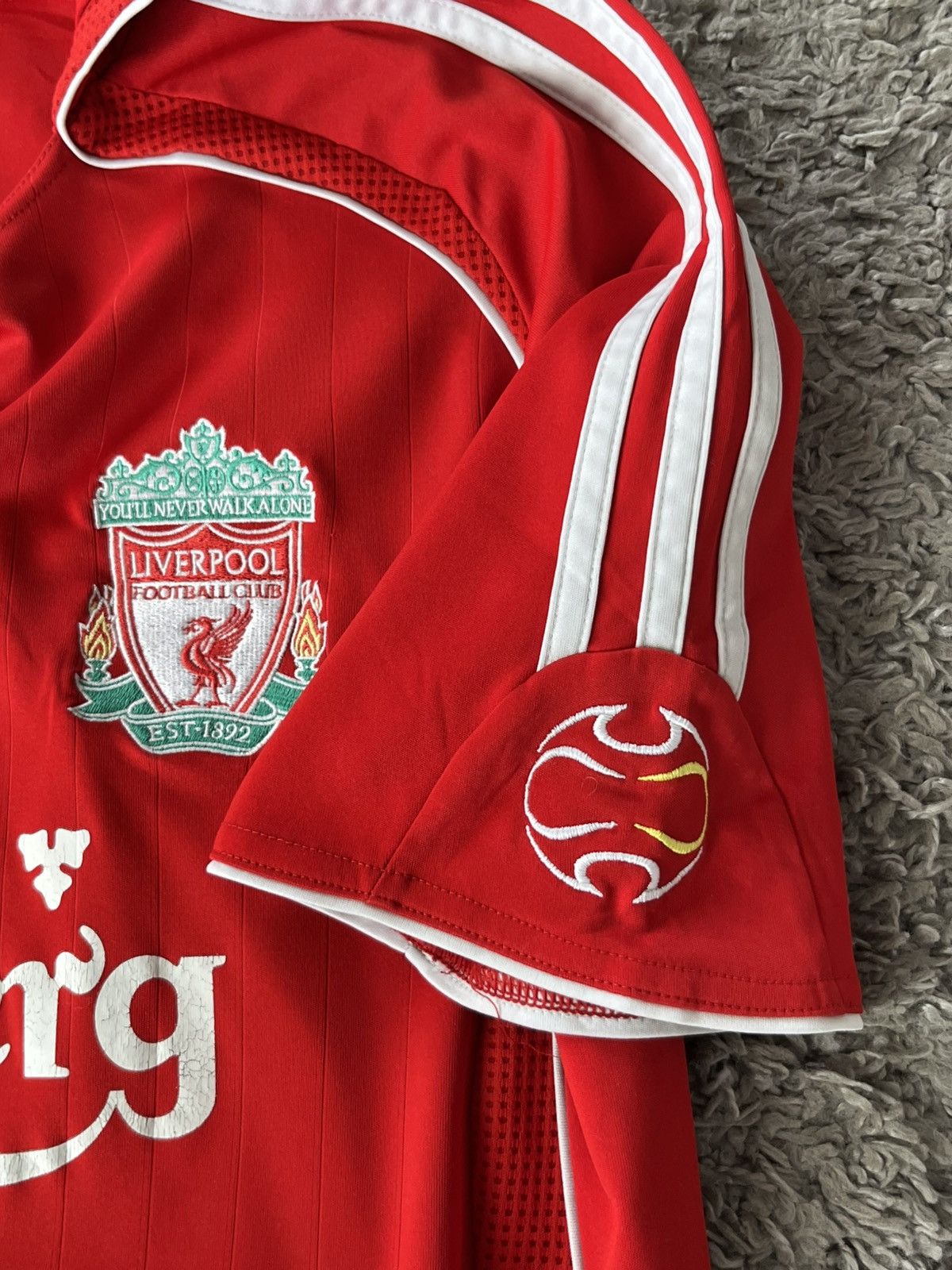Adidas Vintage Adidas Soccer Jersey Liverpool 2006/2008 Size US S / EU 44-46 / 1 - 10 Thumbnail