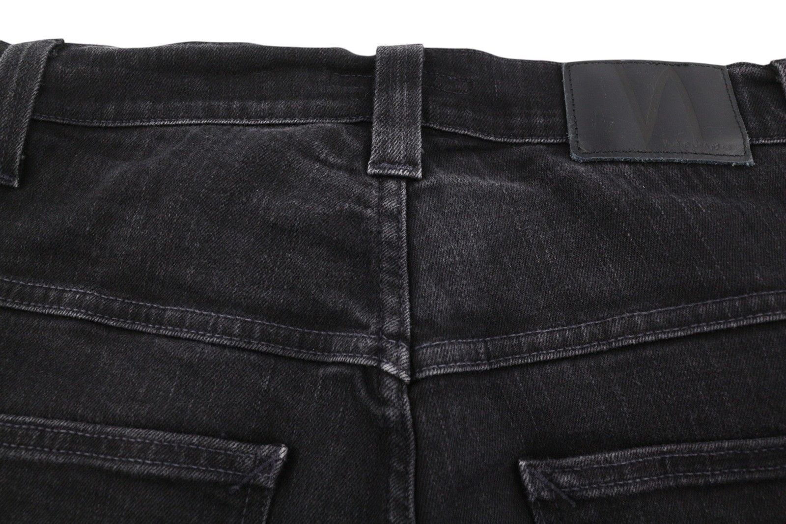 Nudie Jeans TAPE TED BLACK BLACK RING W31/L32 Denim Jeans 86422 Size US 31 - 10 Thumbnail