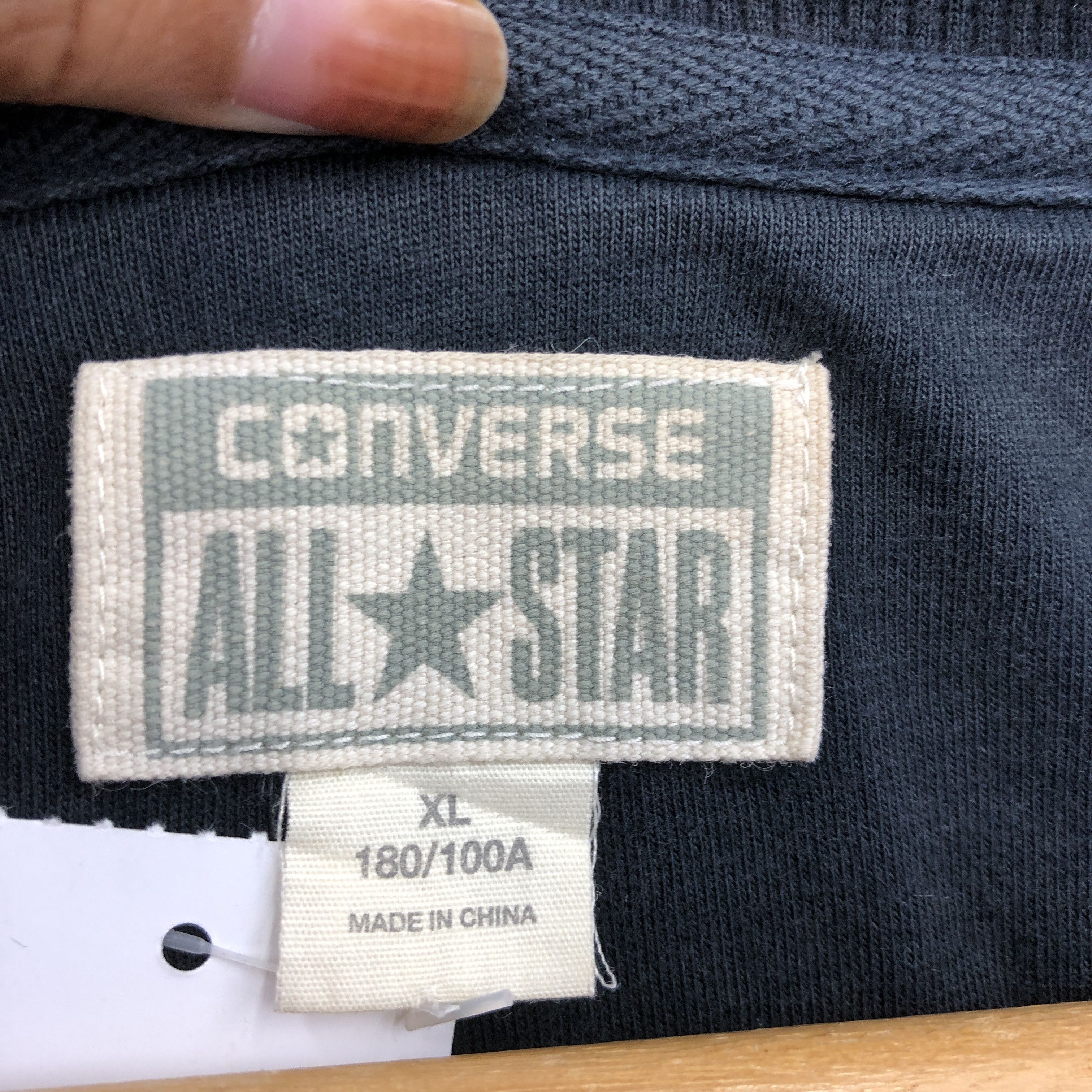 Converse × Vintage Vintage Converse Varsity Sweater All Star Button Sweatshirt Size US L / EU 52-54 / 3 - 6 Thumbnail