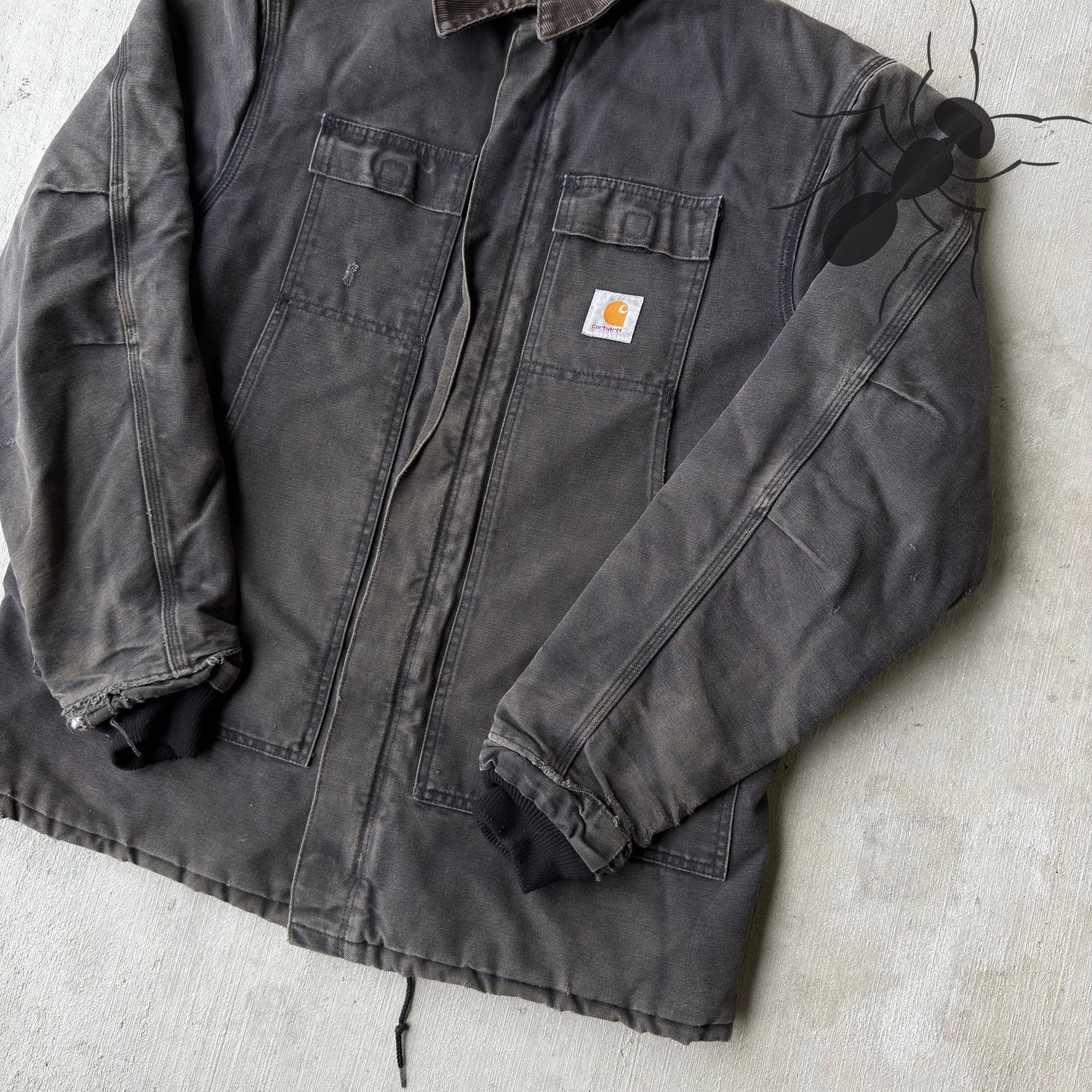 Carhartt × Vintage Carhartt black arctic work wear jacket Size US XL / EU 56 / 4 - 4 Thumbnail