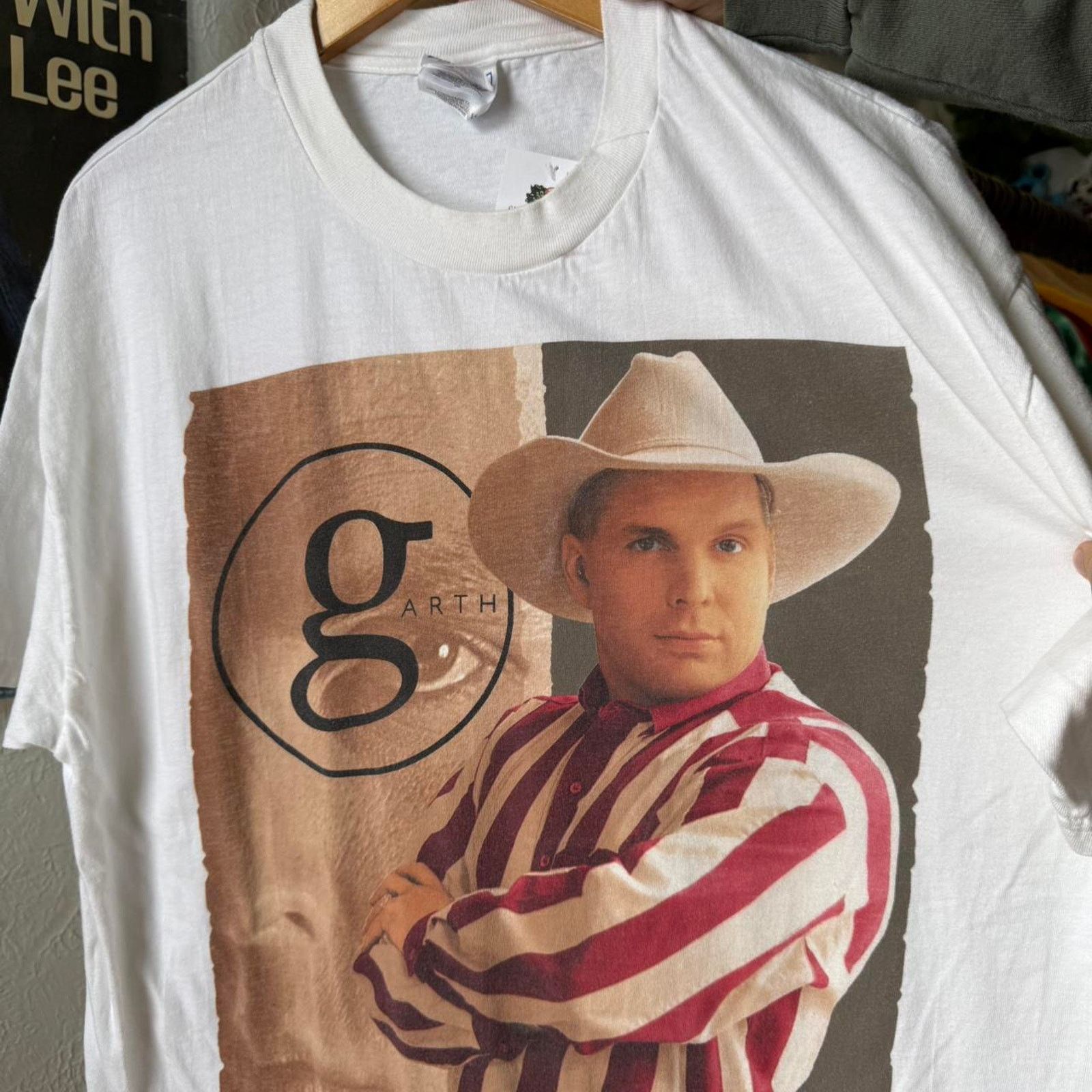 Hanes × Vintage Vintage 90s Garth Brooks Country Music Band T-Shirt Size US XL / EU 56 / 4 - 5 Thumbnail