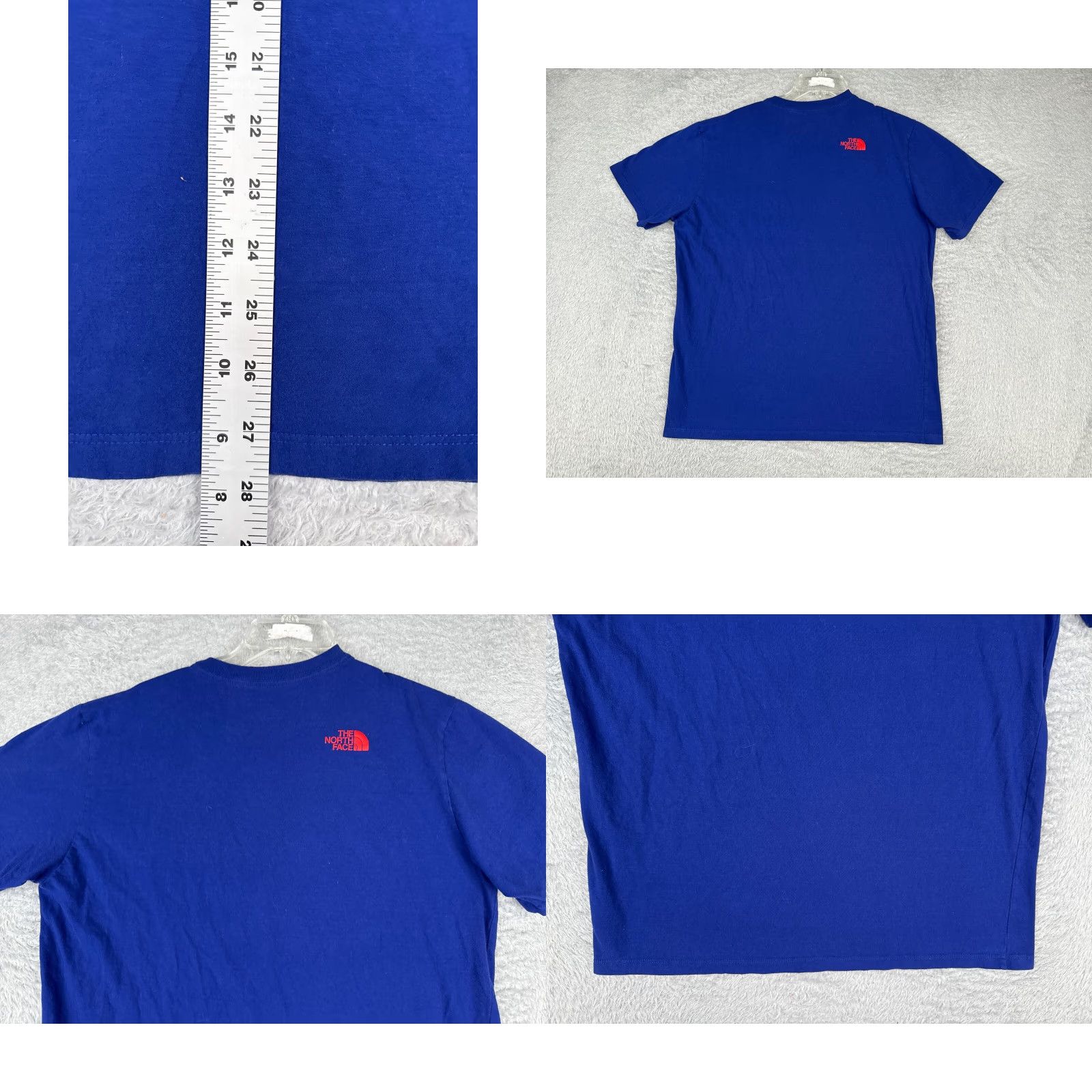 The North Face The North Face Shirt Men L Blue 100% Cotton Short Sleeve Crew Neck Logo Size US L / EU 52-54 / 3 - 9 Thumbnail