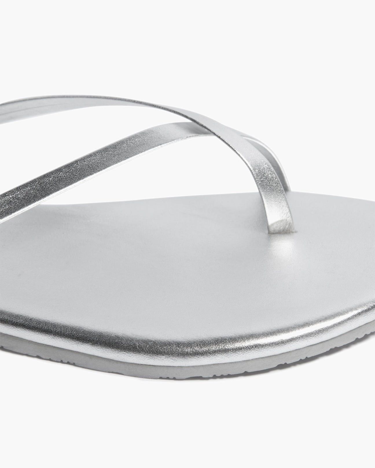 Other TKEES Riley Metallics Silver Flip-Flops size 12 Size US 12 / IT 42 - 4 Thumbnail