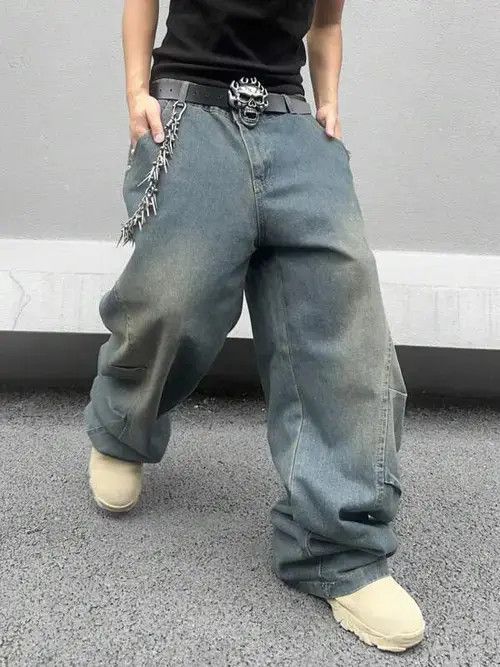 Jean Amamiya x Yuka Faded Baggy Denim Jeans Loose fit Size US 32 / EU 48 - 4 Thumbnail