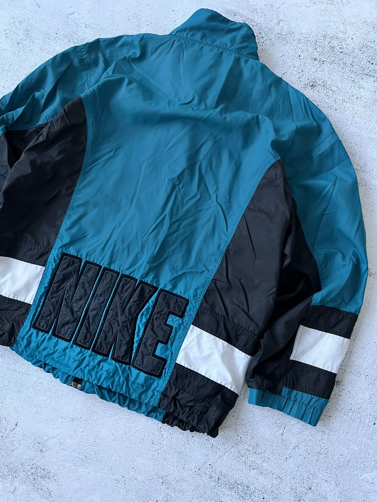 Vintage 🩸RARE🩸Nike Vintage 90s Big Logo Jacket Size US L / EU 52-54 / 3 - 7 Thumbnail
