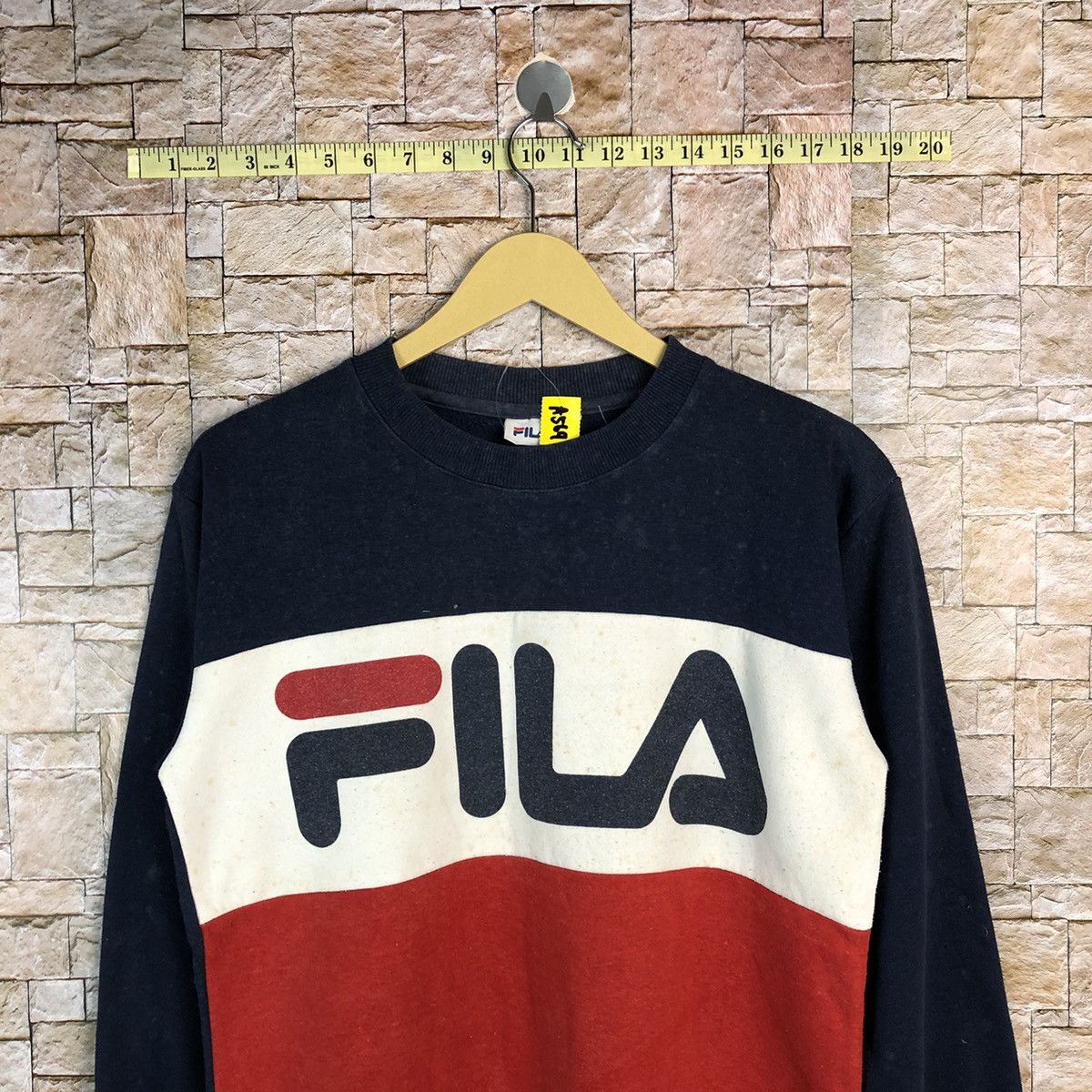 Fila Fila vintage Blue Sweatshirt #A569 Size US S / EU 44-46 / 1 - 2 Thumbnail