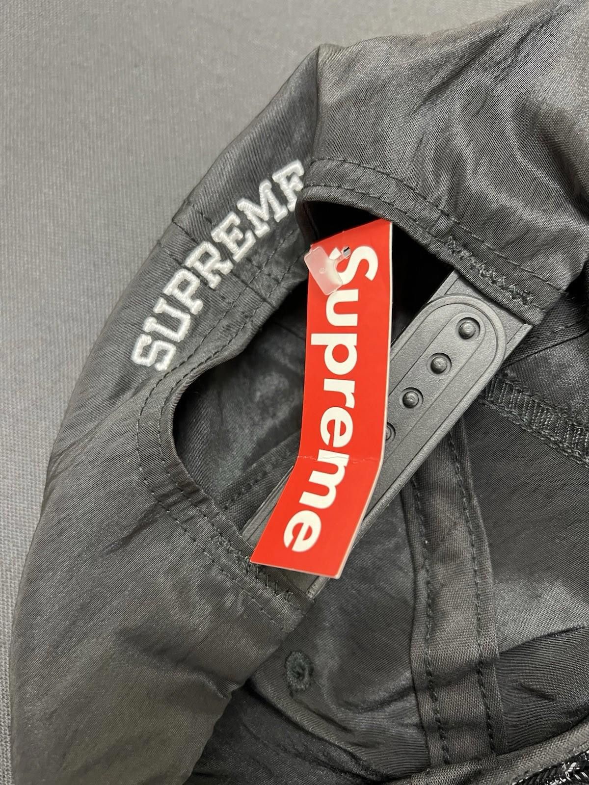 Supreme SS16 Supreme Black Satin Motion Logo Hat Size ONE SIZE - 8 Thumbnail