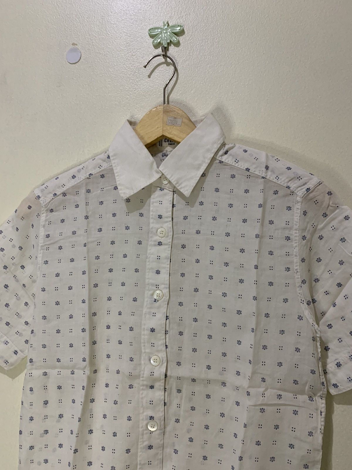 Celine 🌪️ACEPT OFFER🌪️Vintage Celine Monogram Shirt Size M / US 6-8 / IT 42-44 - 2 Thumbnail