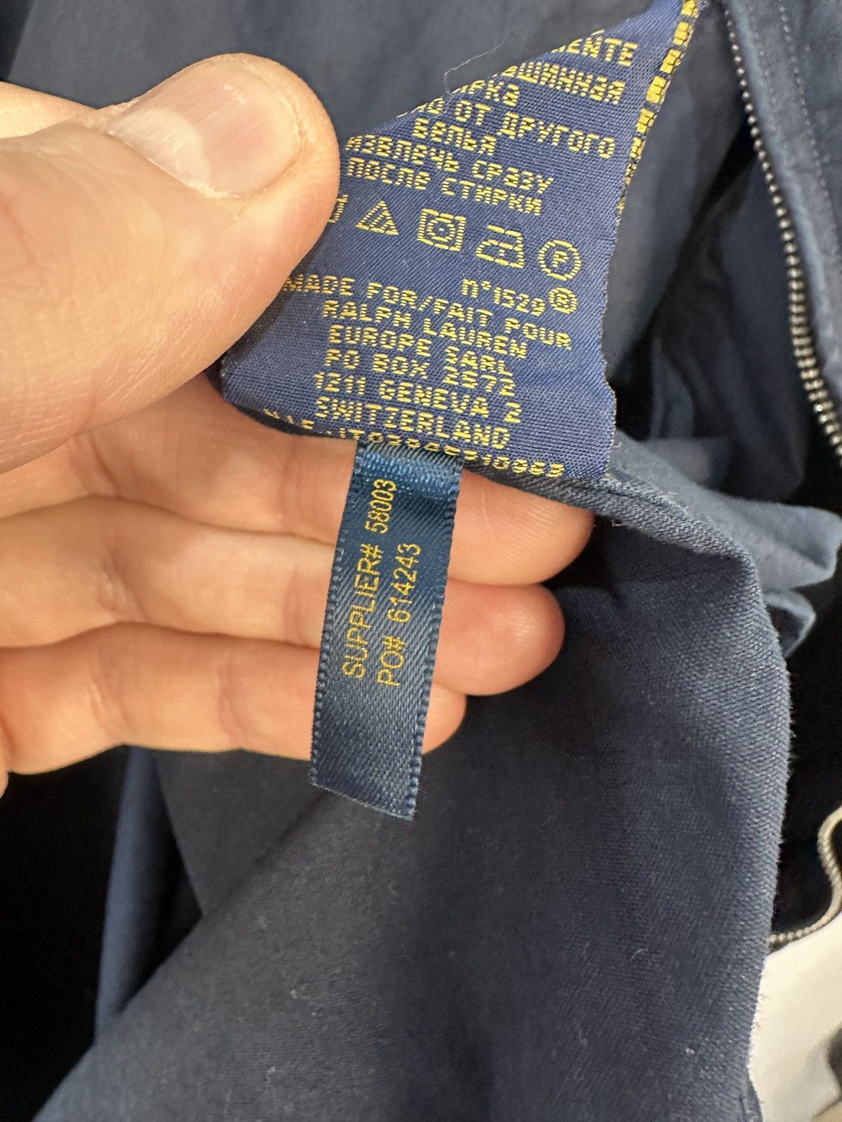 Polo Ralph Lauren Polo Ralph Lauren Hooded Windbreaker Jacket Navy Talon Zip Size US XL / EU 56 / 4 - 15 Thumbnail