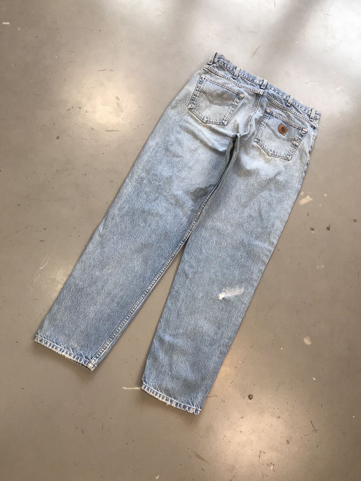 Carhartt × Vintage Vintage Carhartt B17 DST carpenter denim Size US 38 / EU 54 - 9 Thumbnail