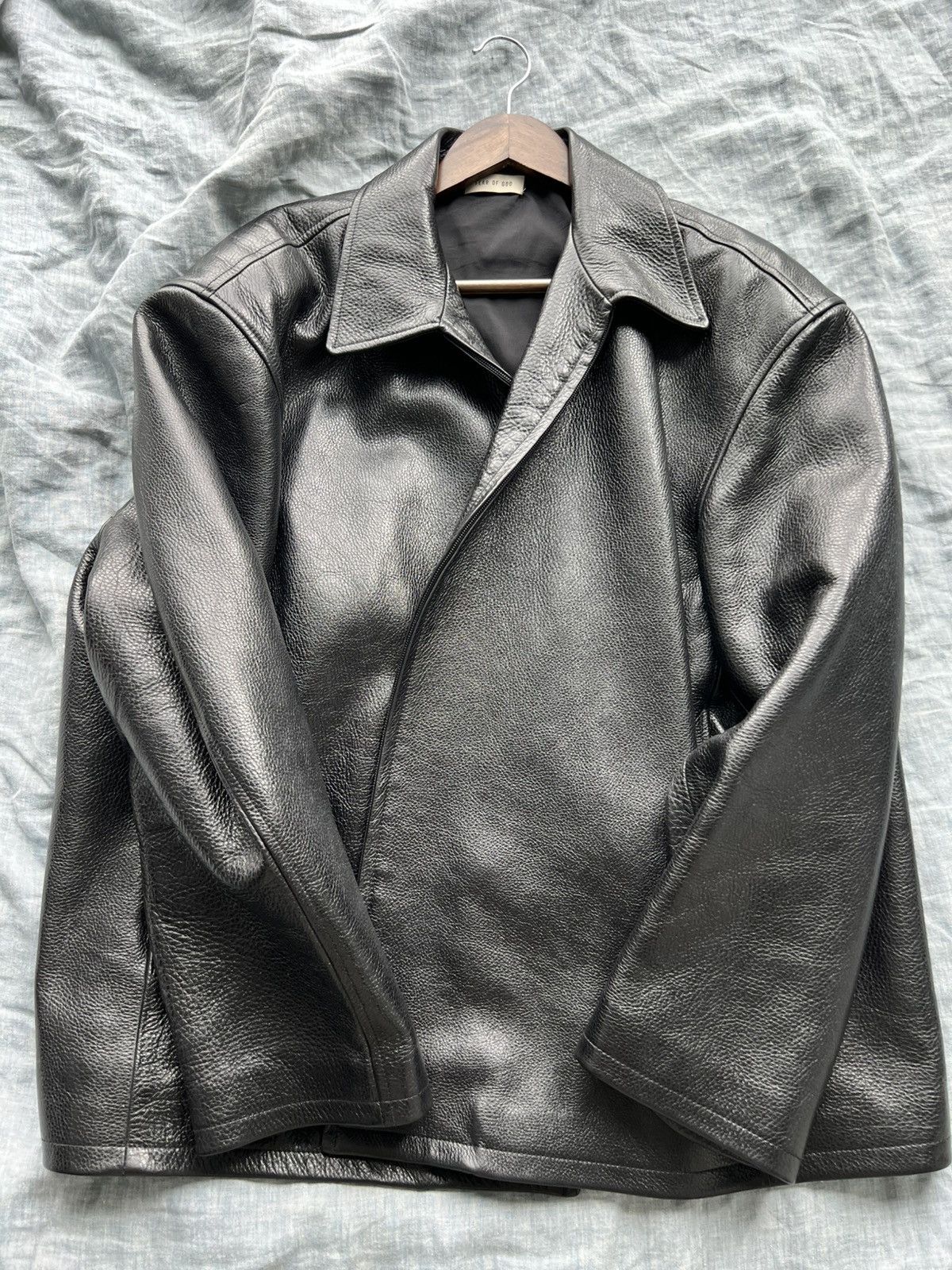 Fear of God 5795USD Leather Rider Jacket Size US L / EU 52-54 / 3 - 4 Thumbnail