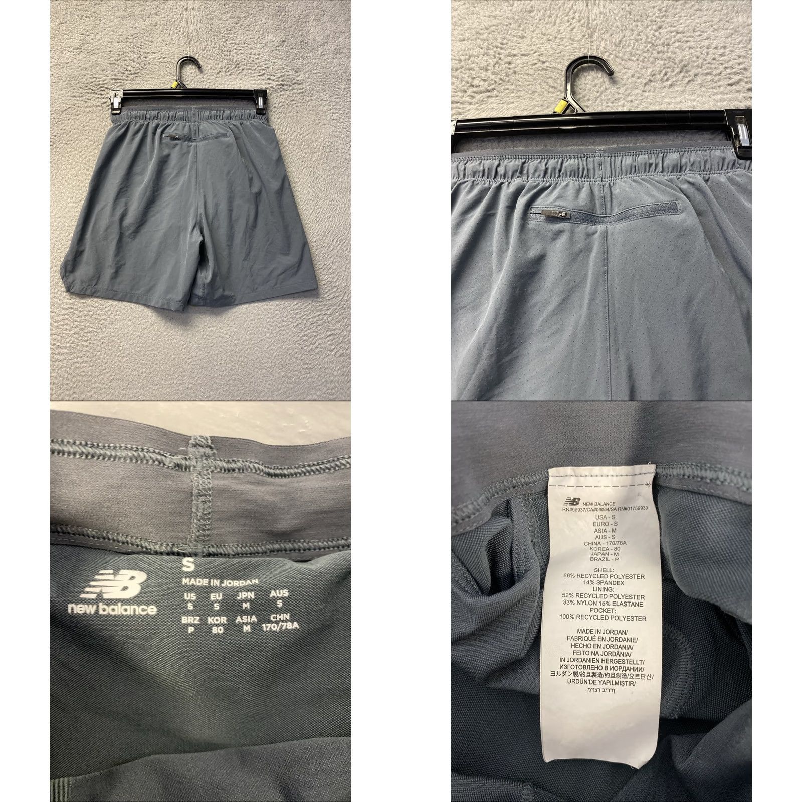 New Balance New Balance Mens S Gray Sports Brief Athletic Drawstring Lined 5 in Inseam XP Regular Polyester Briefs Mens Gray Sports Theme 90s (if applicable) Size US 36 / EU 52 - 8 Thumbnail