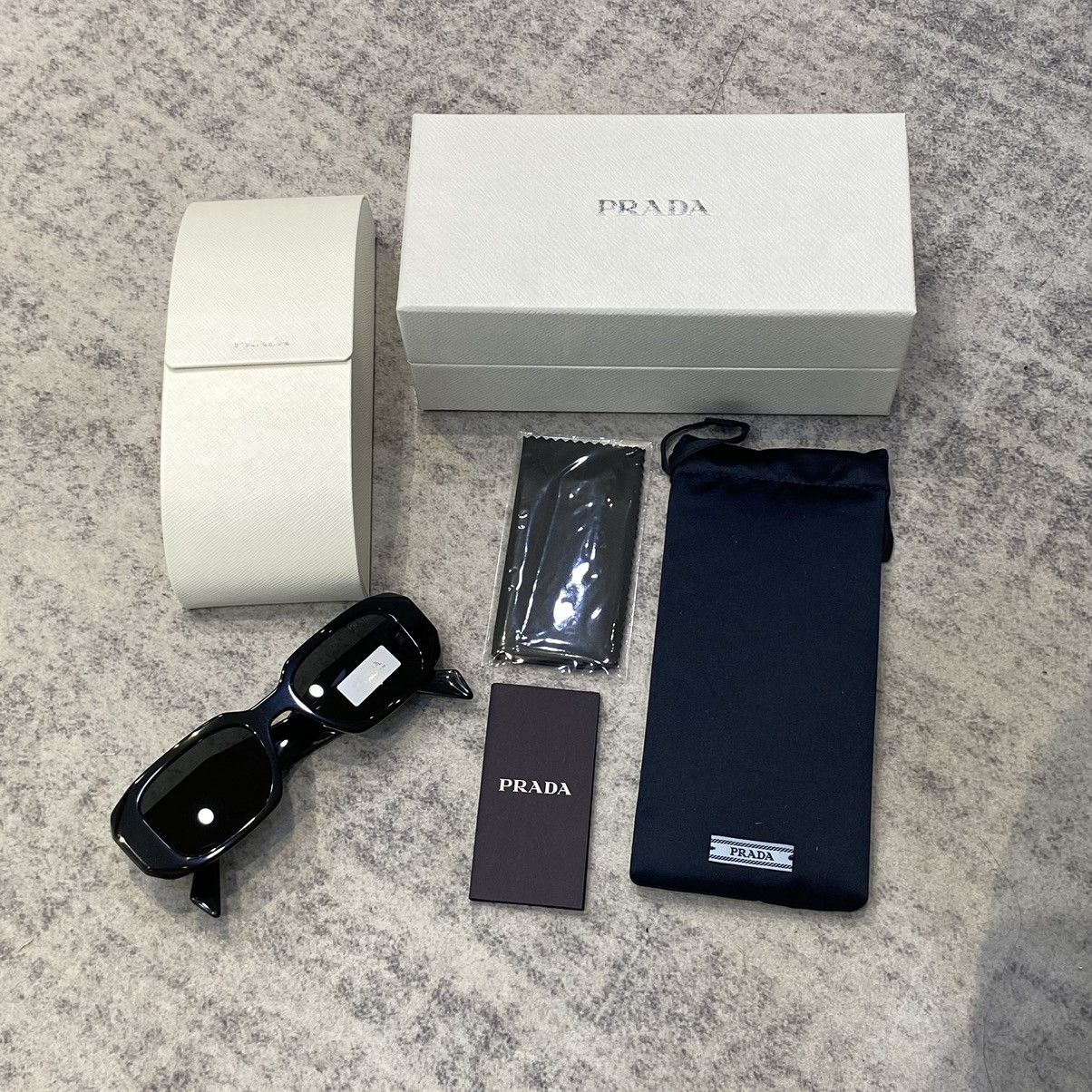 Prada PRADA OPR 17WS 1AB5S0 Sunglasses BLACK Size ONE SIZE - 11 Thumbnail
