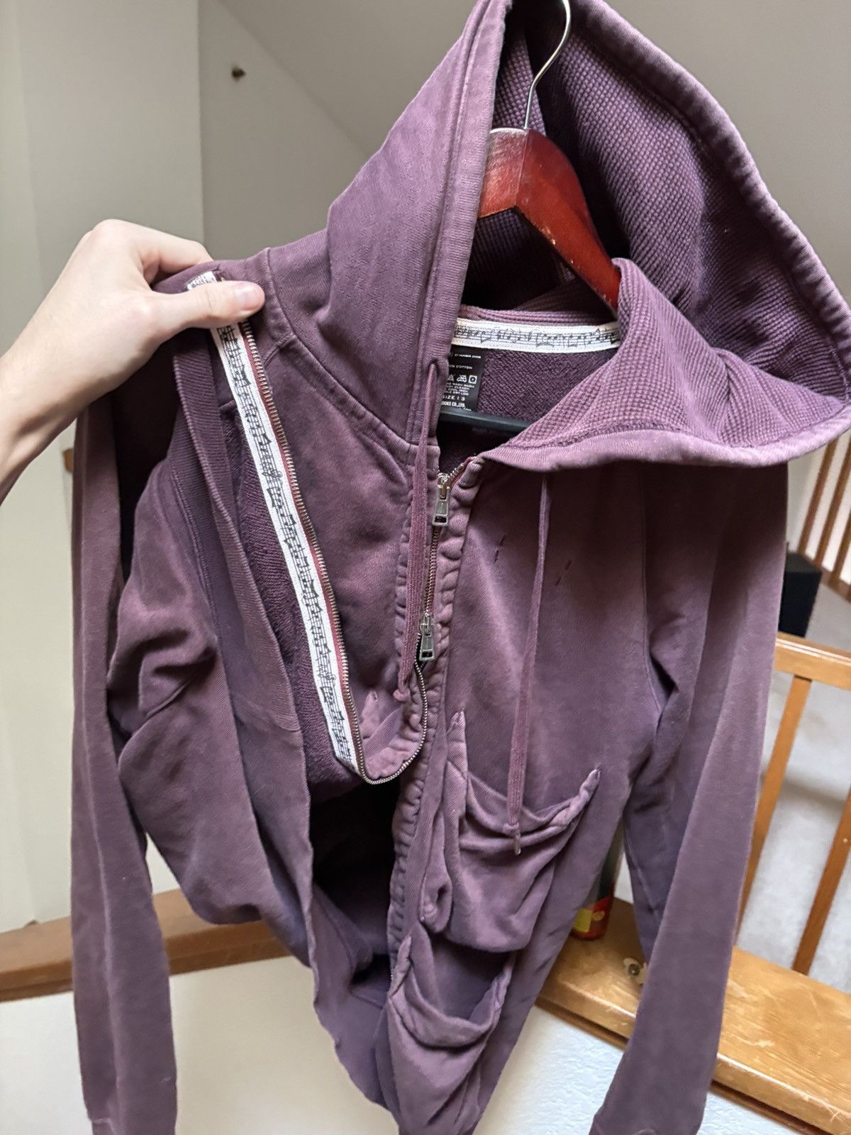 ナンバーナイン　NUMBER NINE パーカー　初期　4ポケット　パープル Number Nine 4 Pocket Hoodie | Grailed