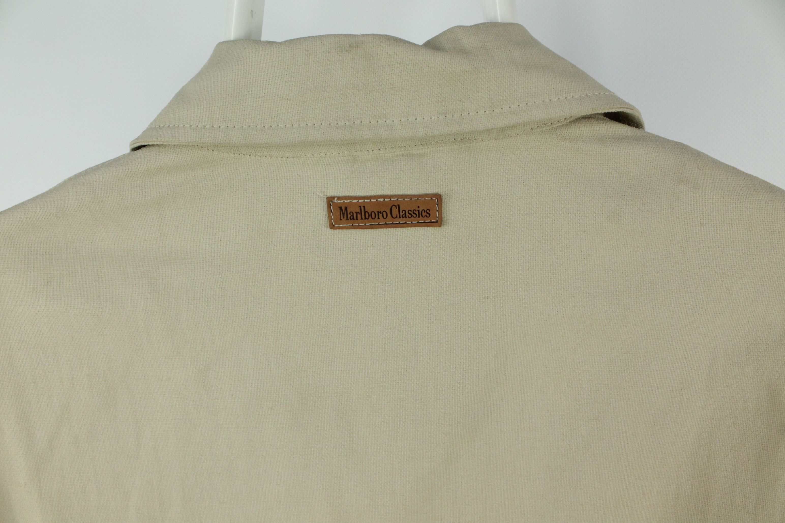 Marlboro Dead stock Vintage Marlboro LinenCotton Stretch Blend Jacket Size US M / EU 48-50 / 2 - 8 Thumbnail