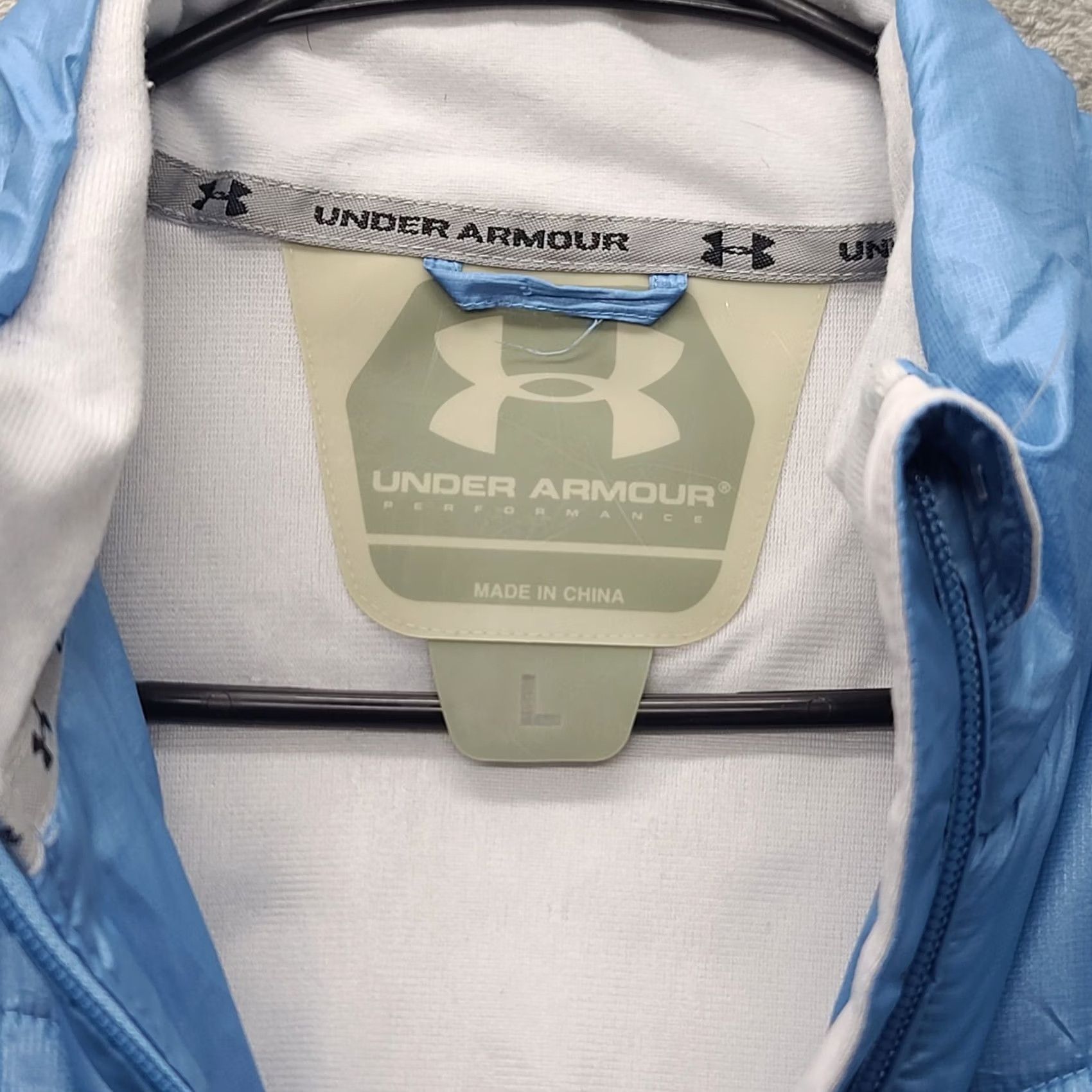Under Armour Under Armour Puffer Jacket Womens L Nylon Insulated Performance Athleisure Blue Size L / US 10 / IT 46 - 2 Thumbnail
