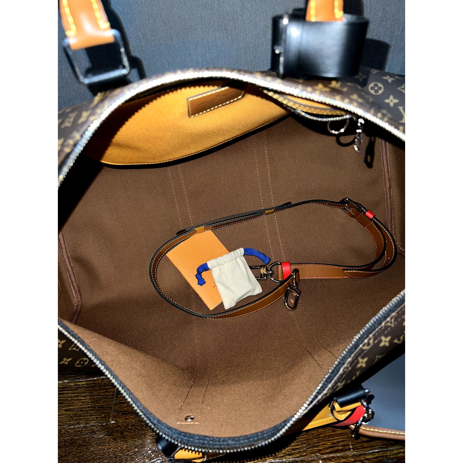 Louis Vuitton Louis Vuitton Keepall Bandouliere Patchwork Travel Bag Size ONE SIZE - 11 Thumbnail
