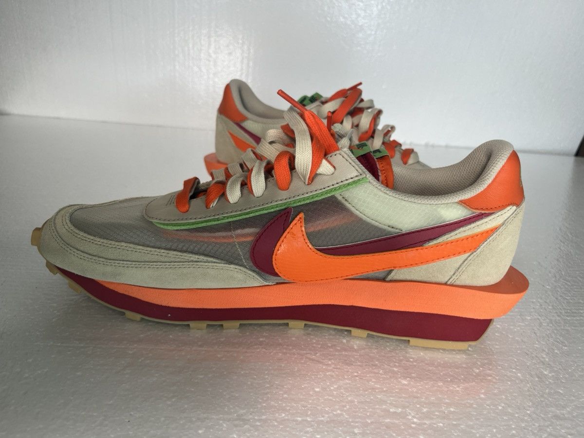 CLOT × Nike × Sacai Nike x Sacai x Clot Sz 14 New Tan Maroon Orange Size US 14 / EU 47 - 3 Thumbnail