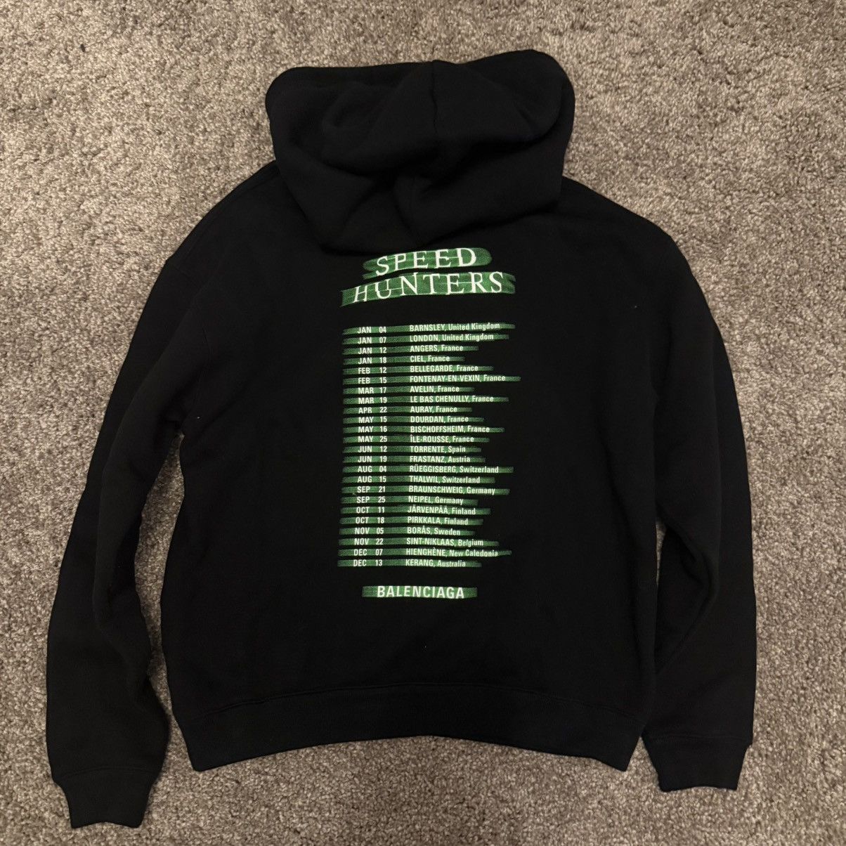 Balenciaga Balenciaga Speedhunters hooded sweatshirt hoodie XS logo Size US XS / EU 42 / 0 - 10 Thumbnail