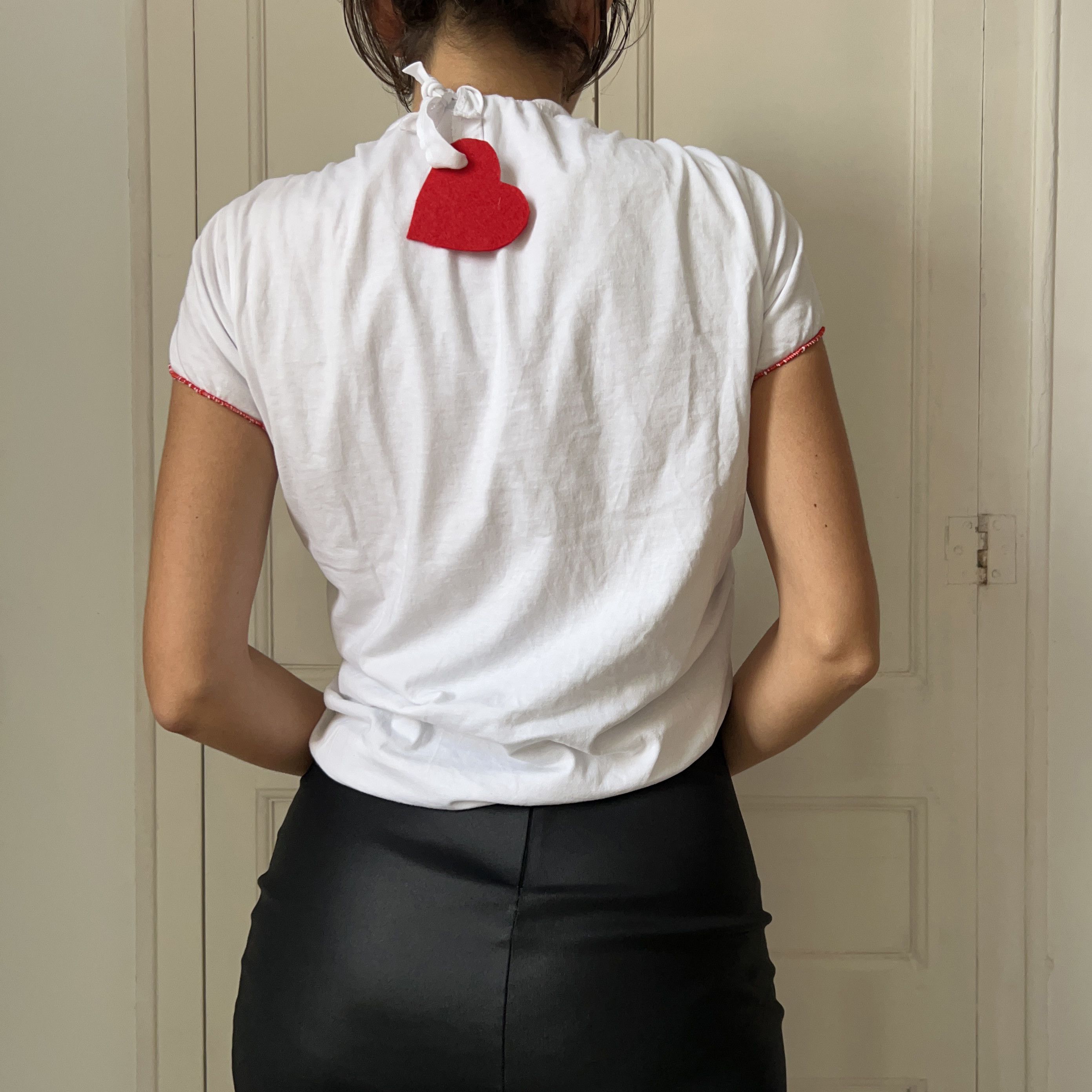 Custommade Reworked I Love Ibiza Ruched Tee Size M / US 6-8 / IT 42-44 - 2 Thumbnail
