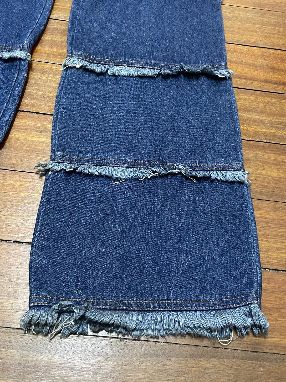Hysteric Glamour Rare Design Vintage Classic Member Flared Hagi Jeans 1990s Size US 26 / EU 42 - 6 Thumbnail