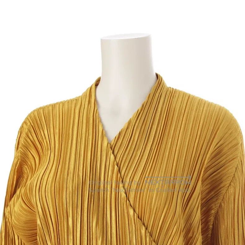 Issey Miyake Issey Miyake Gold Coat Size M / US 6-8 / IT 42-44 - 5 Thumbnail