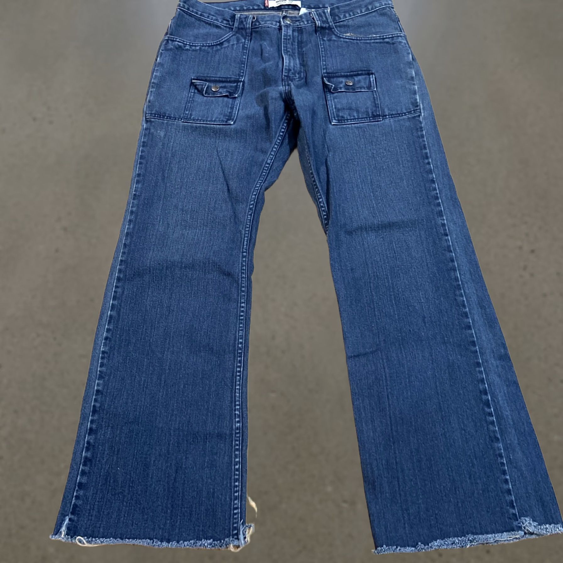 Levi's Levi's Jeans Mens Regular 36x34 Denim Blue Bootcut 5-Pocket Zip Inseam 34 Rambler Movin' On 90s Style Size US 38 / EU 54 - 1 Thumbnail