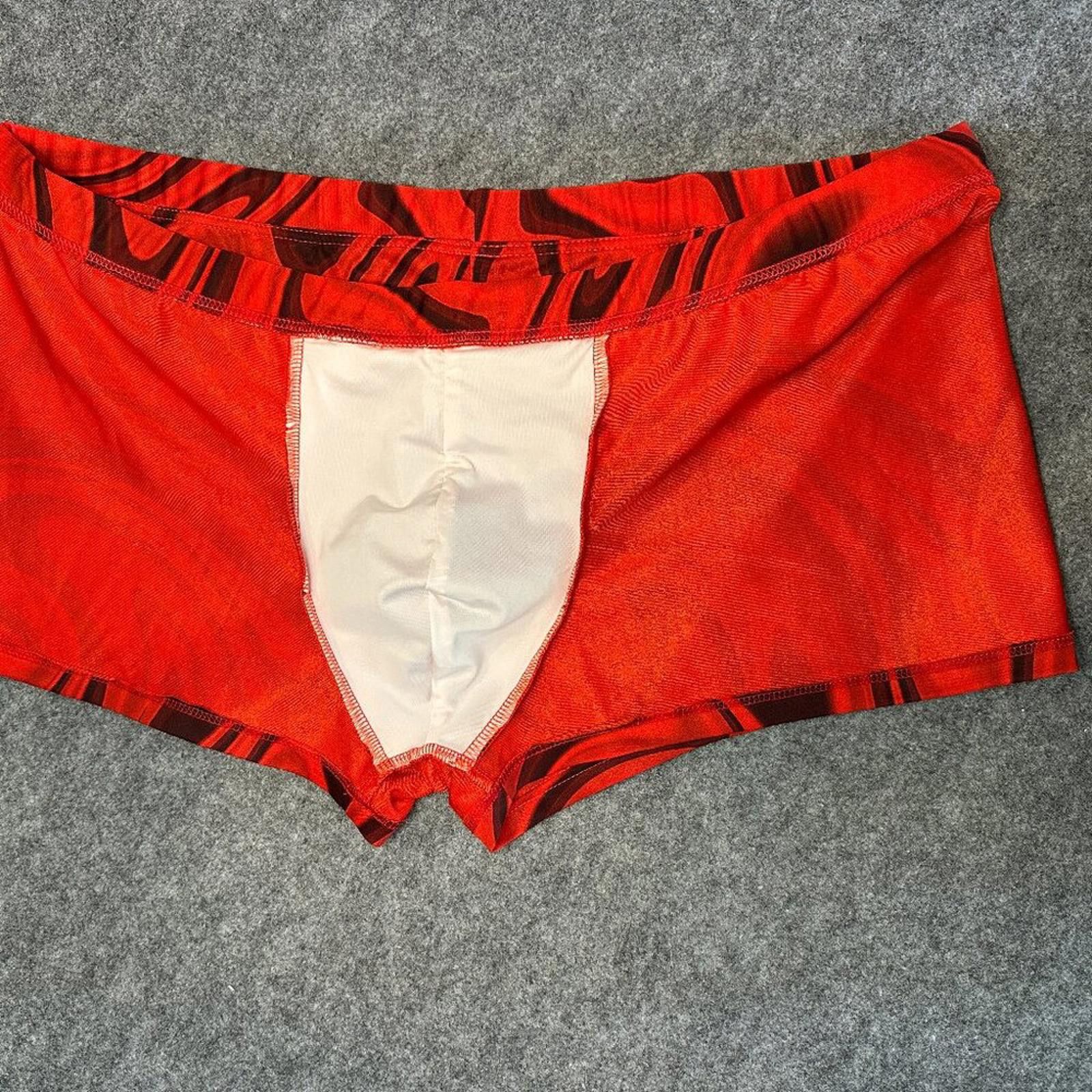Tribal Streetwear Tribe Men’s Swim Shorts – Size 3XL – Red Swirl Print Size US 44 / EU 60 - 7 Thumbnail