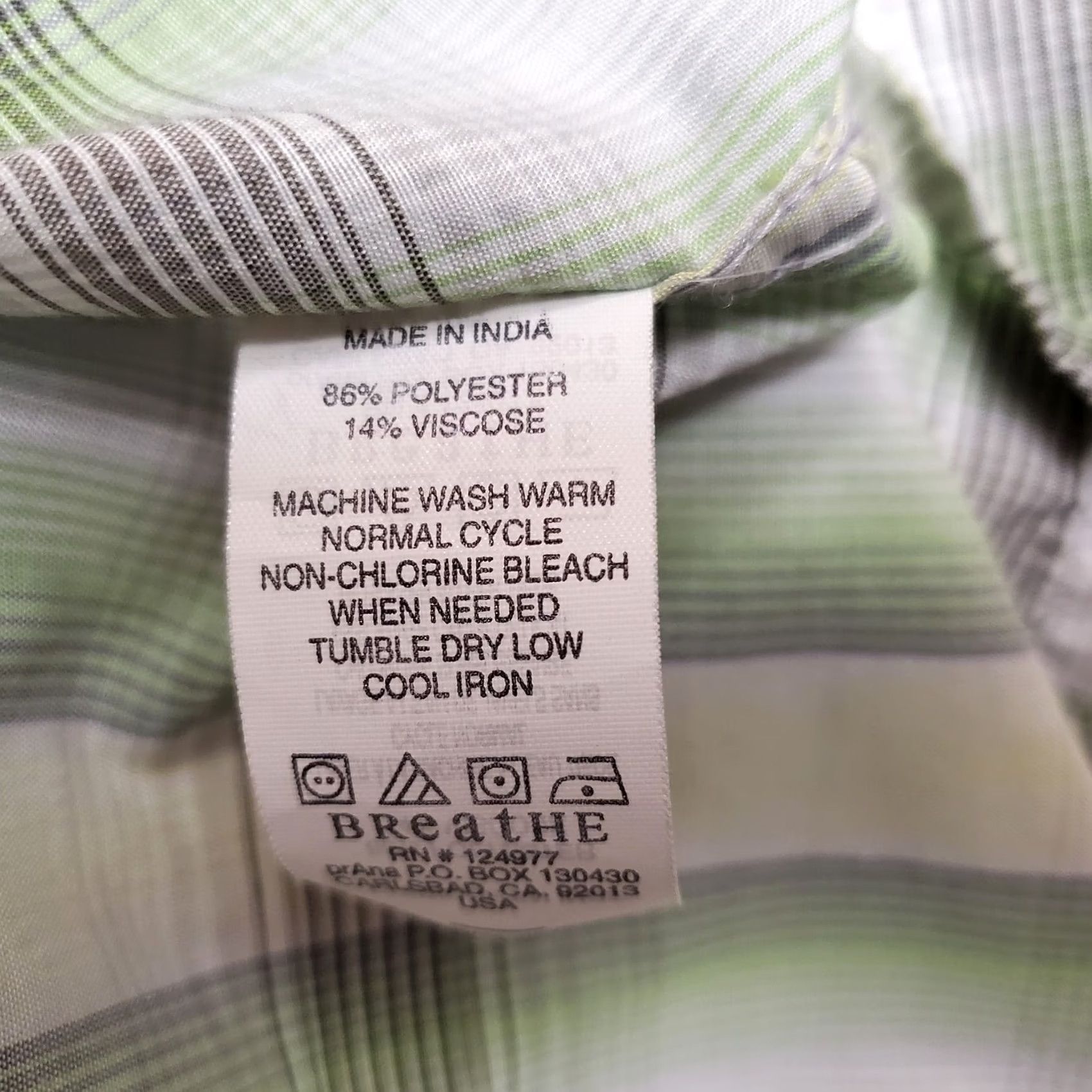 Prana prAna Shirt Men L Green Plaid Pearl Snap Short Sleeve Western Outdoor Cowboy Shirt Size US L / EU 52-54 / 3 - 6 Thumbnail