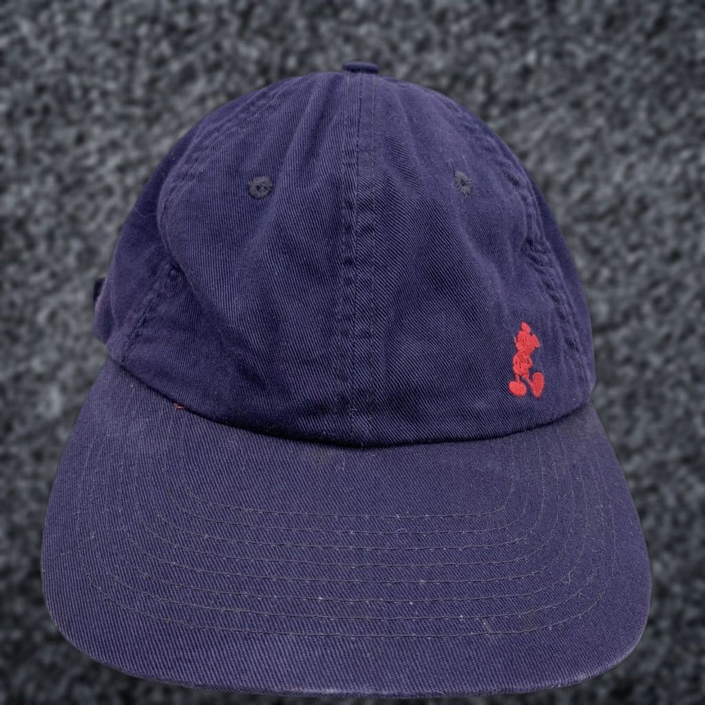 Disney Disney Mickey Mouse Hat Cap Strap Back Mens One Size Blue Cap Baseball Hat Casual Disney World Theme Park Size ONE SIZE - 1 Thumbnail