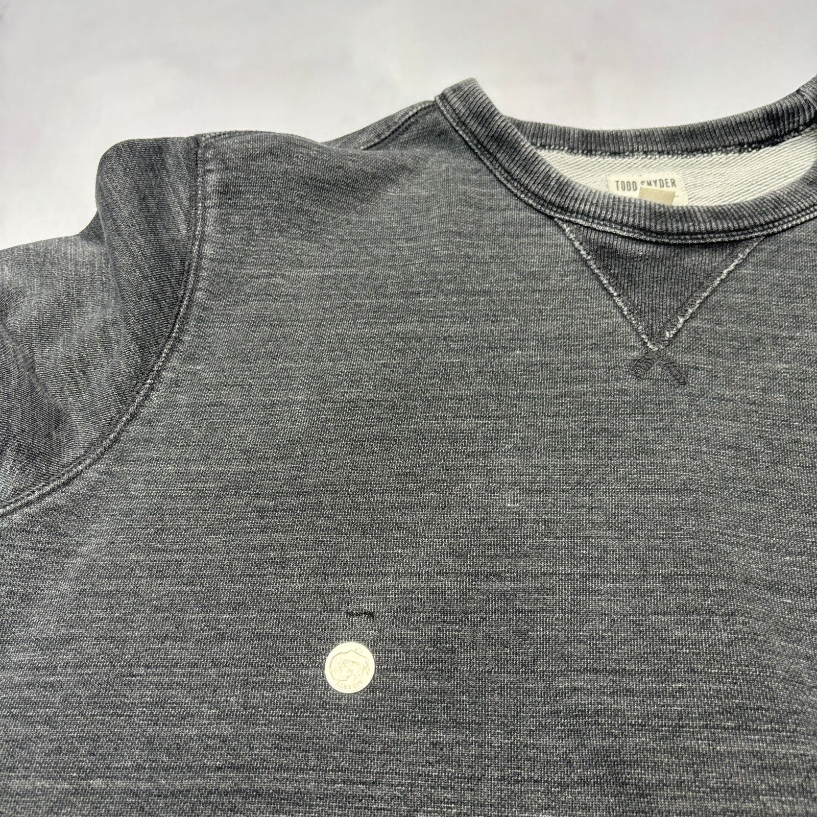 Todd Snyder Todd Snyder French Terry Pullover Single V Sweatshirt Mens M Size US M / EU 48-50 / 2 - 9 Thumbnail