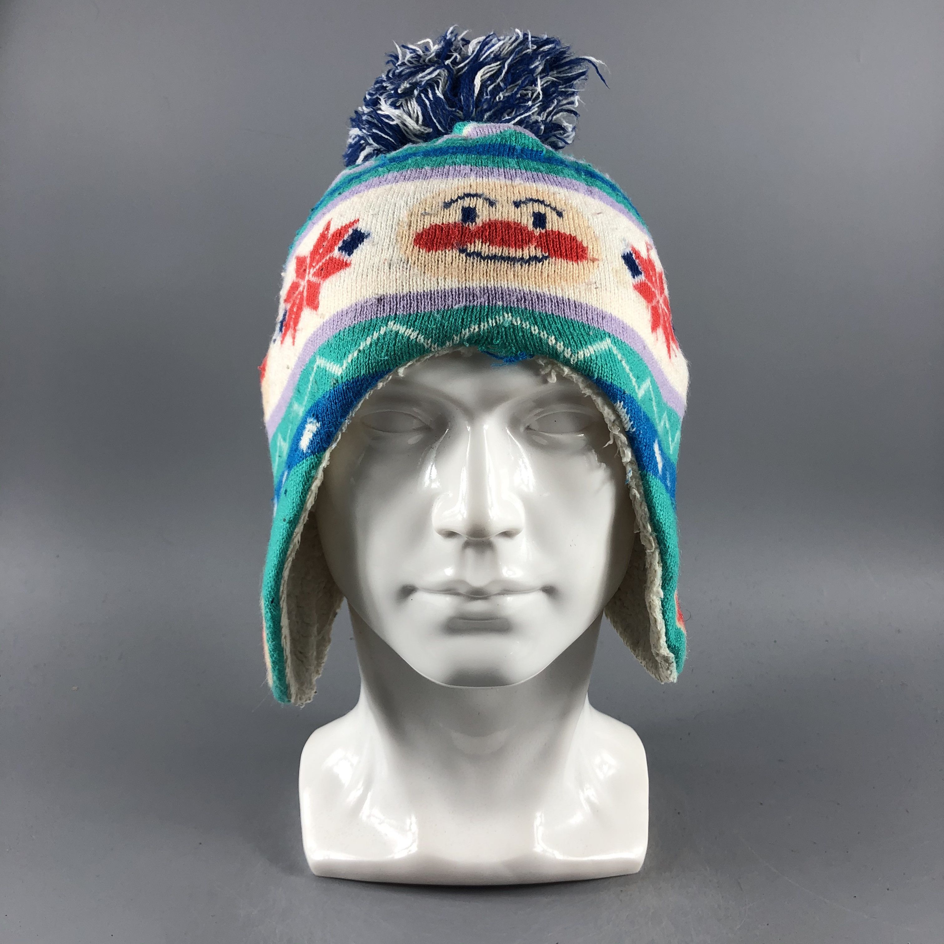 Anime × Japanese Brand × Vintage Anpanman x Bandai Beanie Snow Hat Snow Cap -D546 Size ONE SIZE - 9 Thumbnail